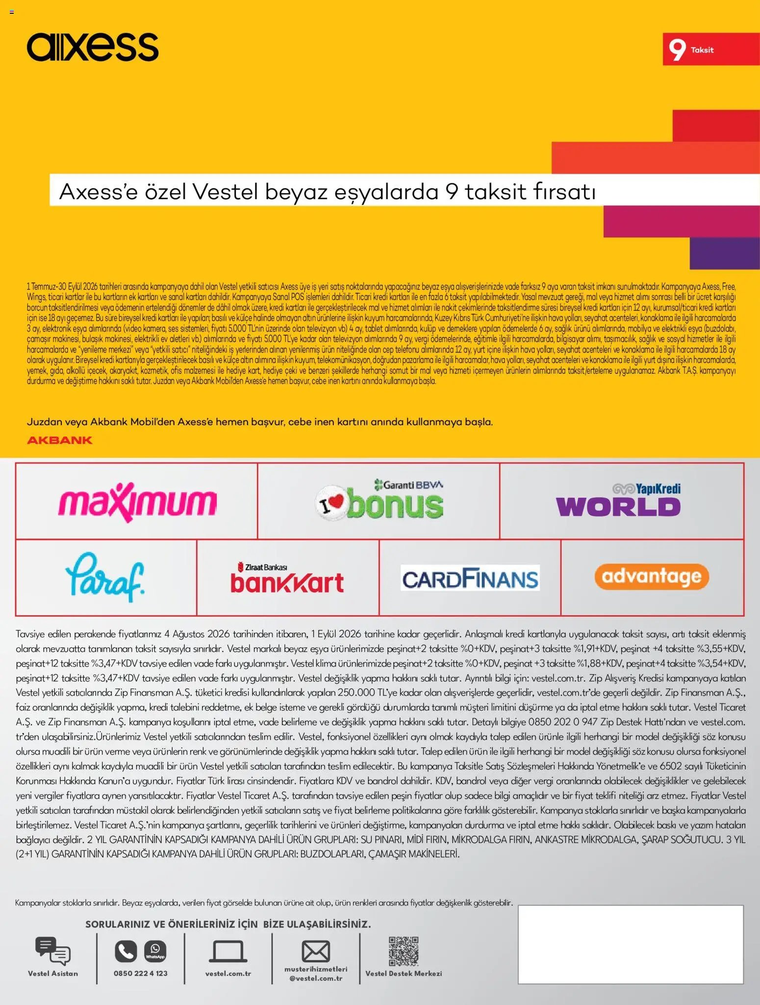 Vestel Katalog