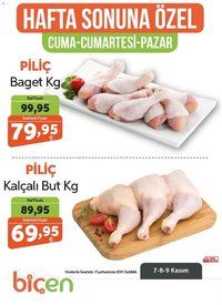 Biçen Market  Hafta Sonuna Özel - Piliç Ürünleri 