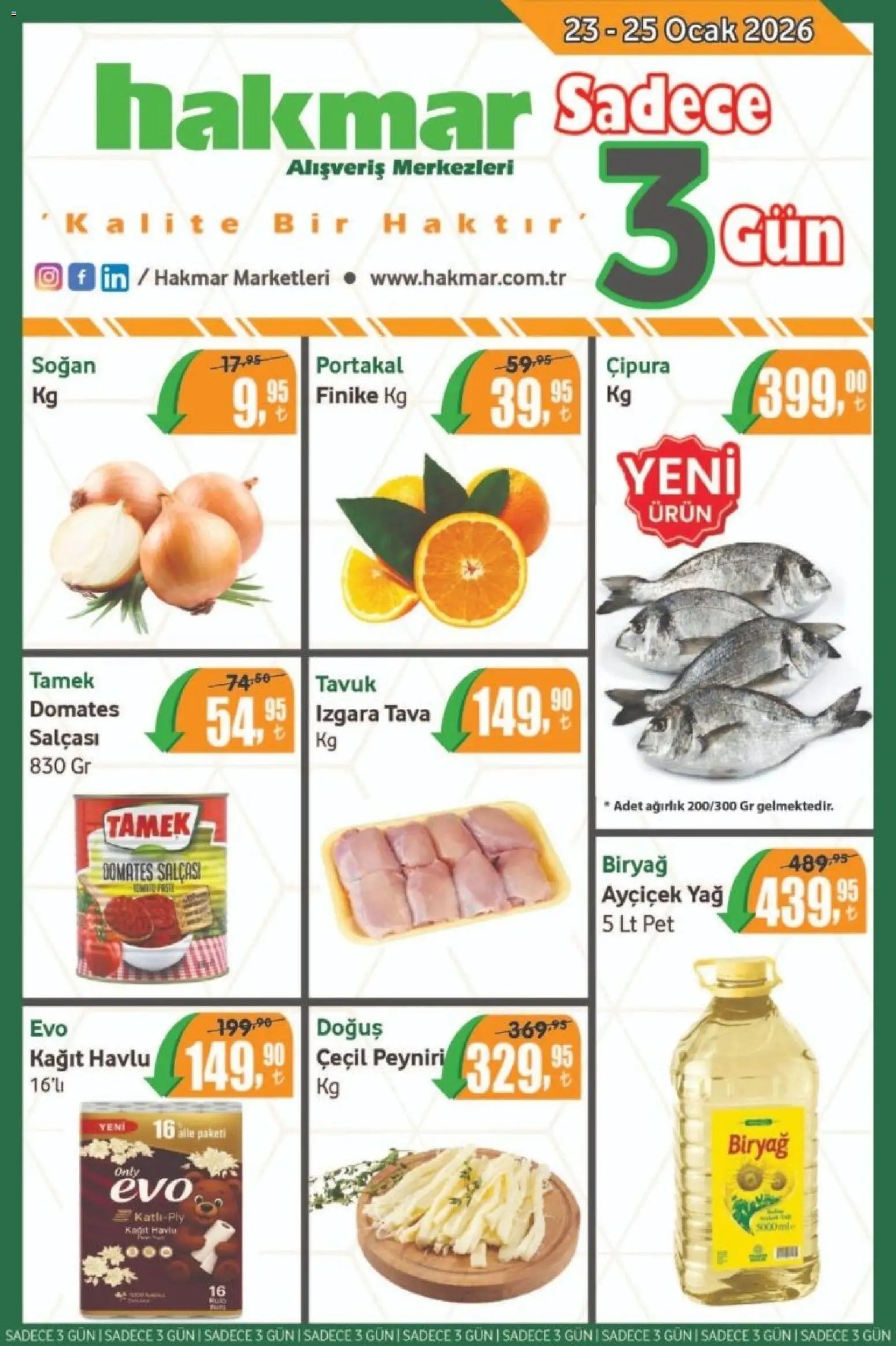 Hakmar - Katalog Sadece 3 Gün