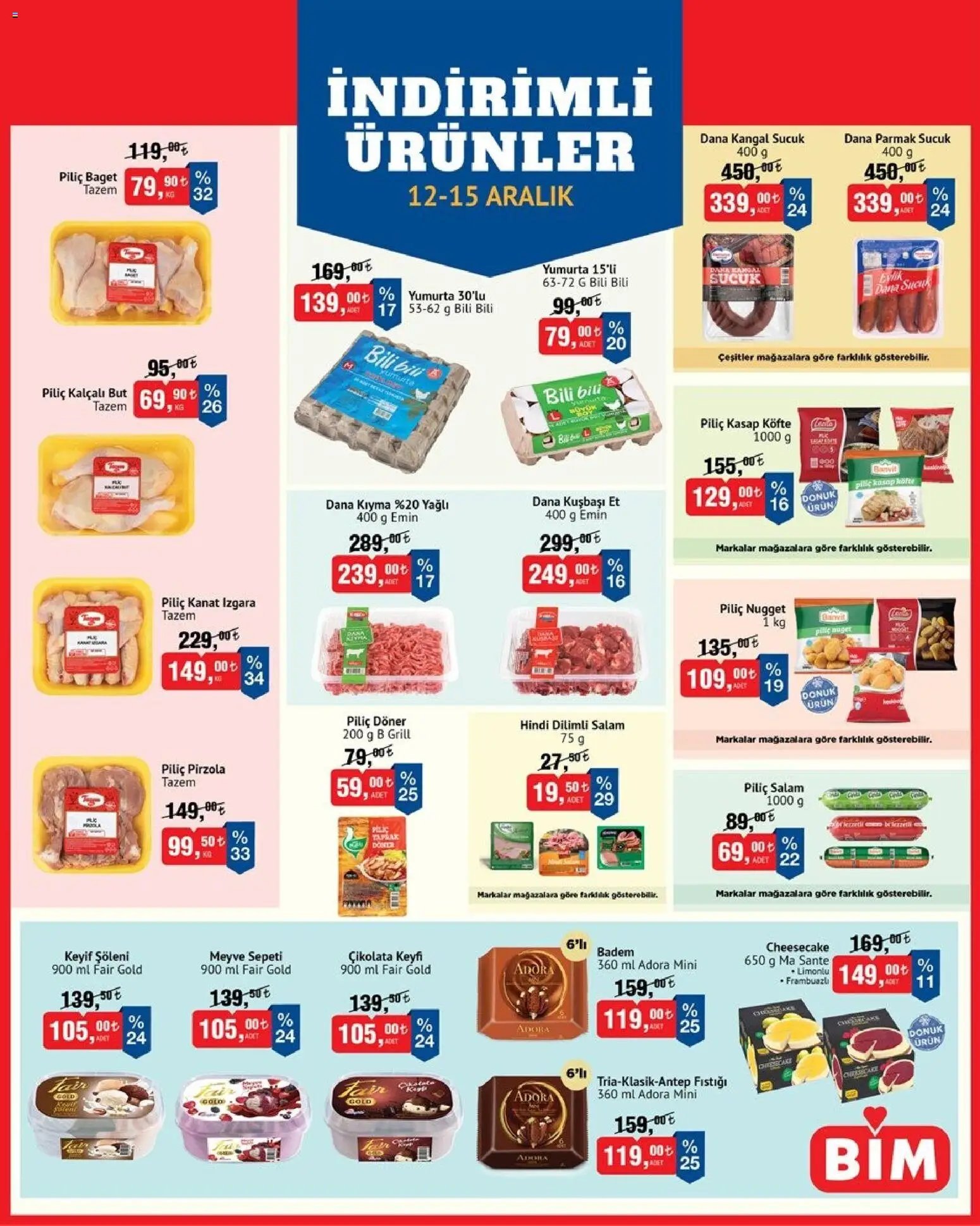 BİM İndirimli Ürünler