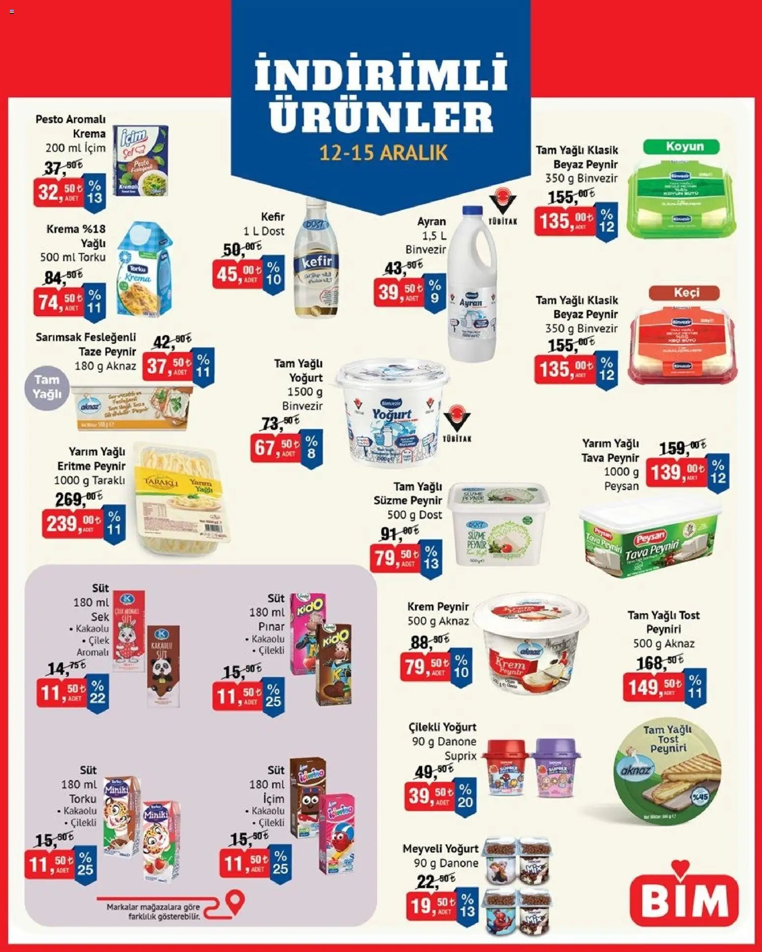 BİM İndirimli Ürünler