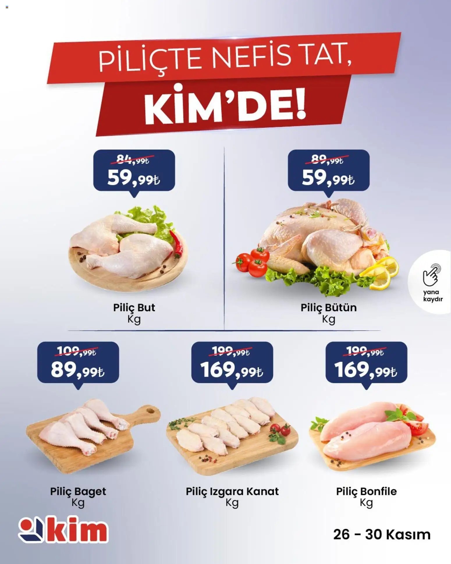 Kim Market Çarşamba’dan Pazar’a Taze ve Temiz Seçimler!