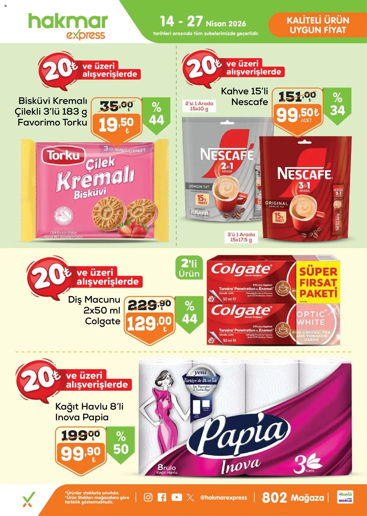 Hakmar Express - Salı Aktüel Ürünler