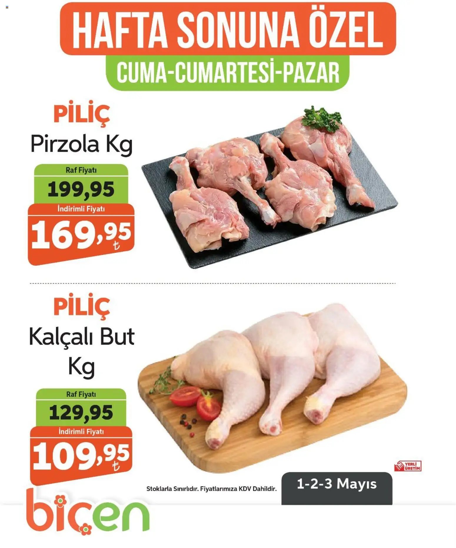 Biçen Market - Hafta Sonuna Özel - Piliç