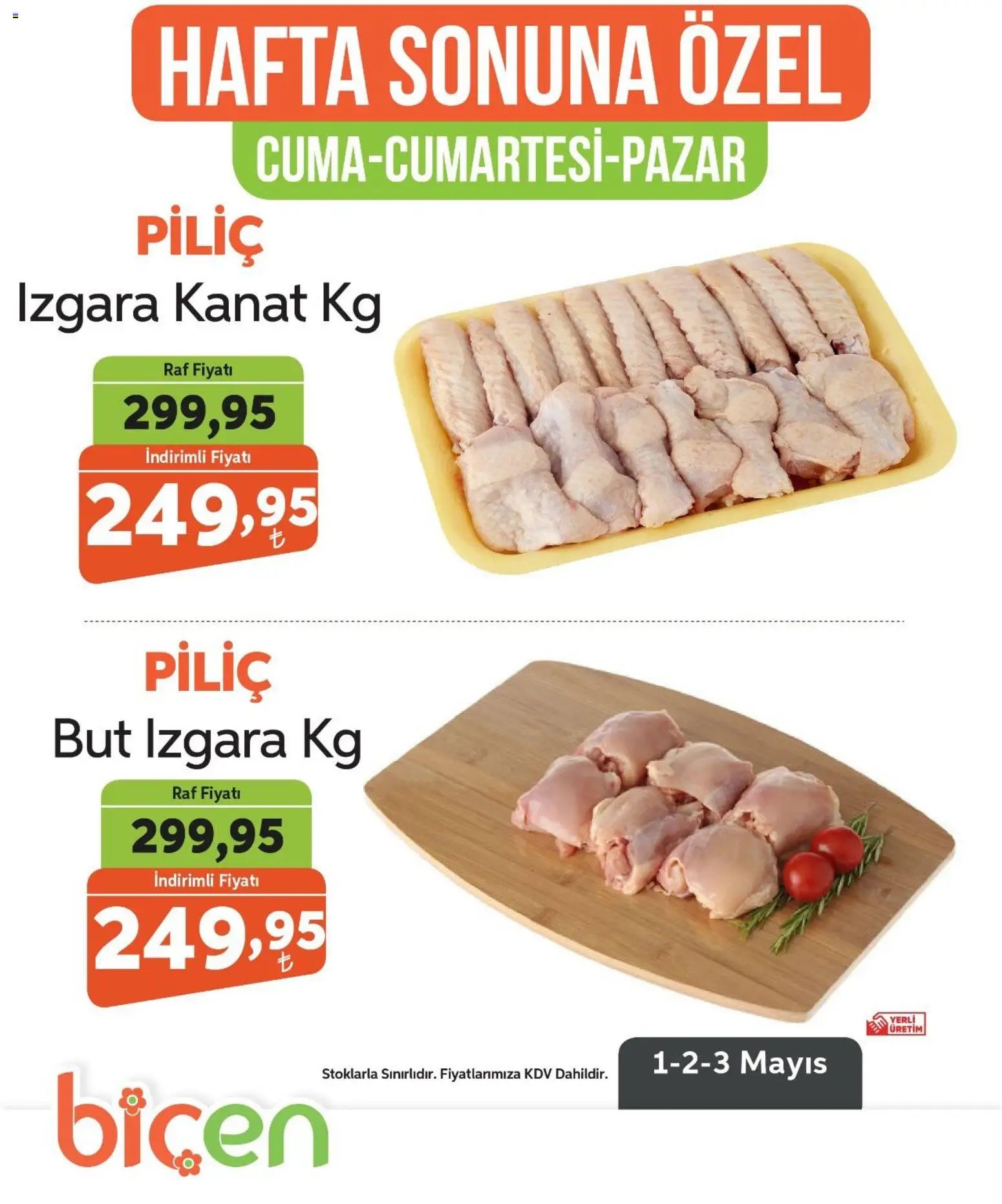 Biçen Market - Hafta Sonuna Özel - Piliç