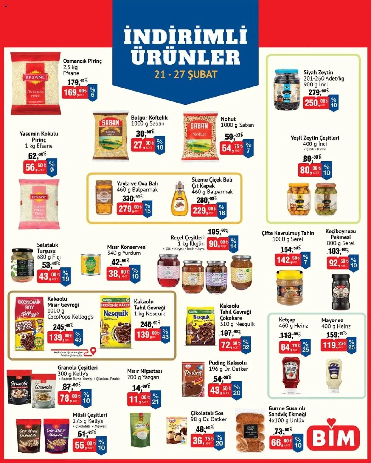 BİM İndirimli Ürünler