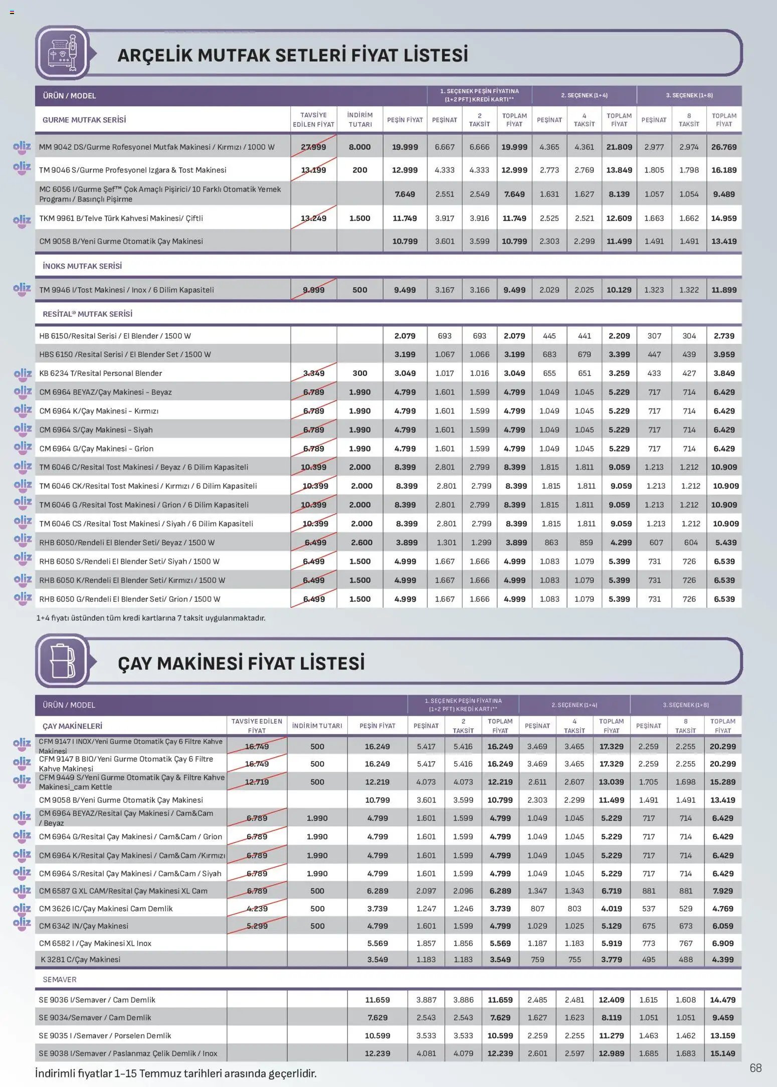 Arçelik Katalog