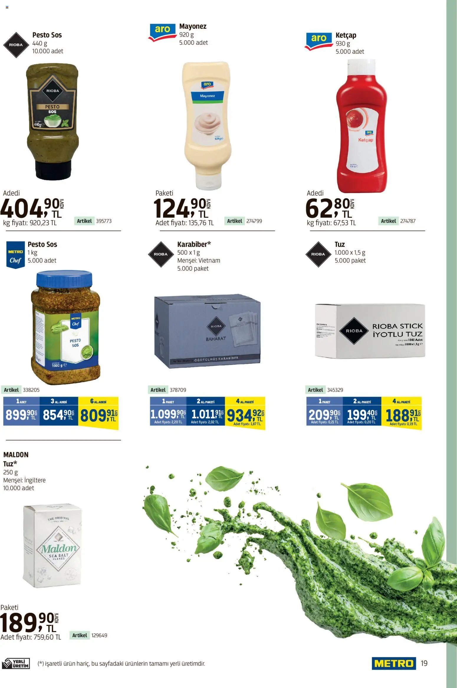 Metro - Kafeler & Pastaneler Kataloğu