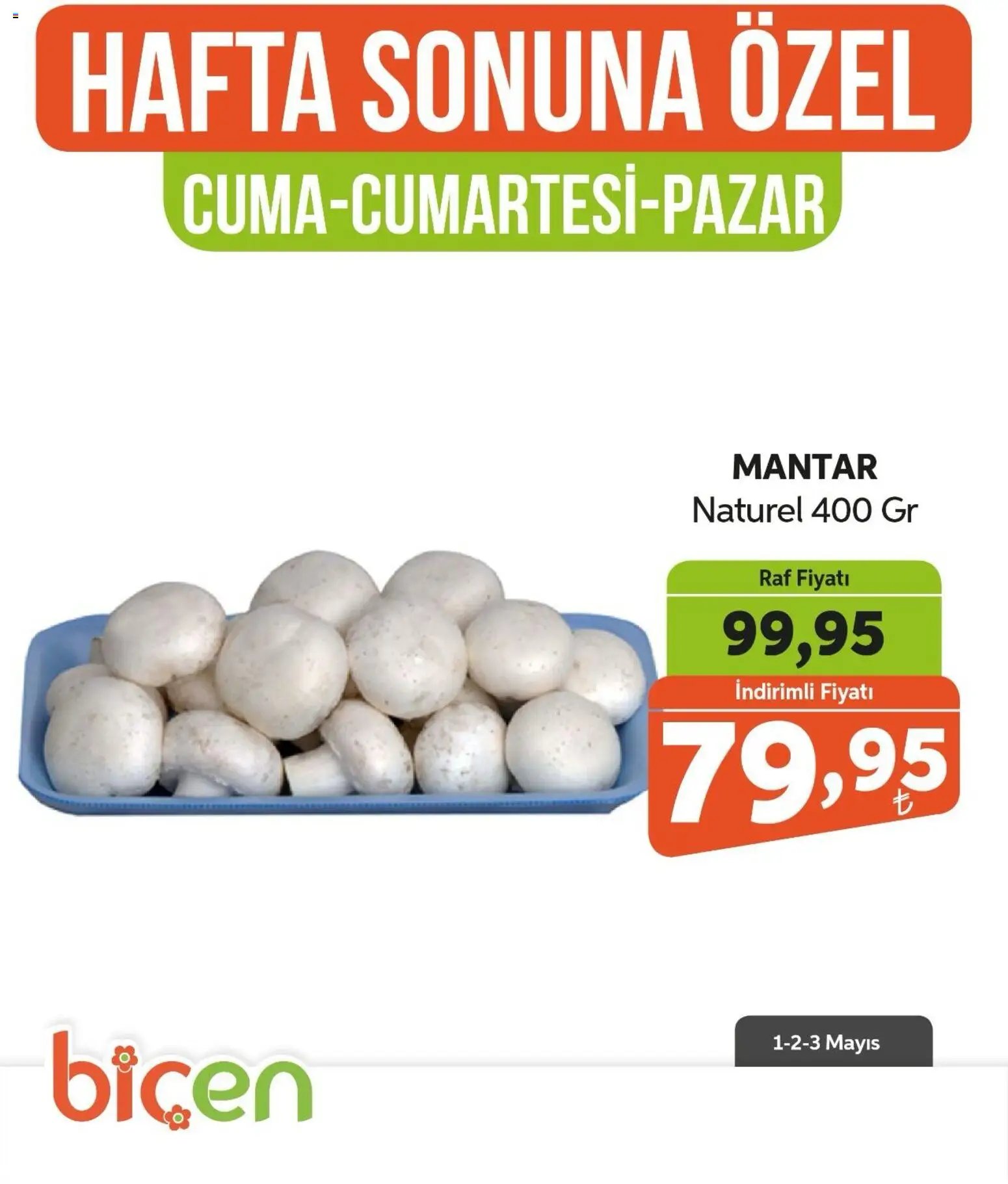 Biçen Market Hafta Sonuna Özel - Sebze İndirimi