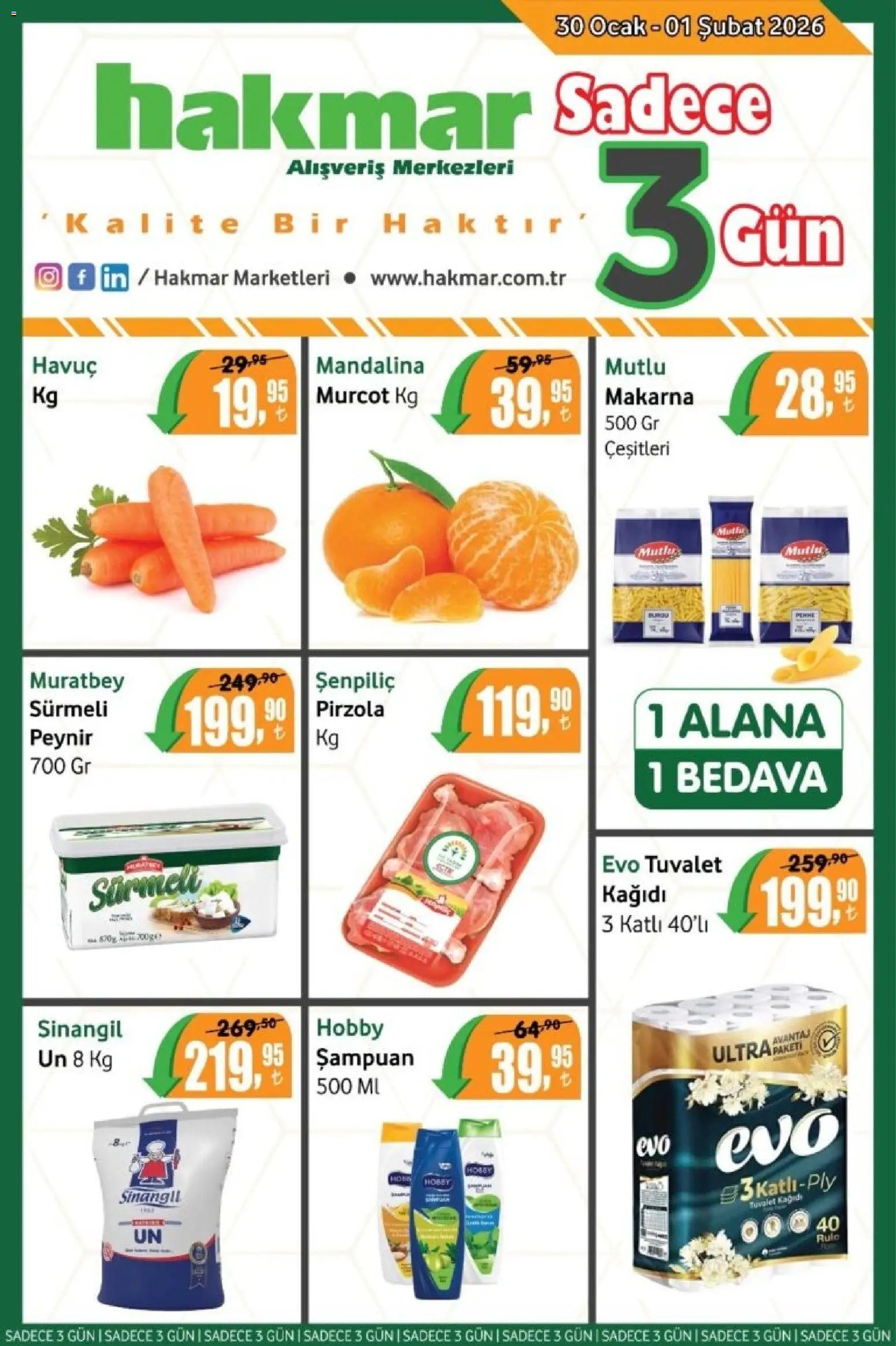 Hakmar - Katalog Sadece 3 Gün