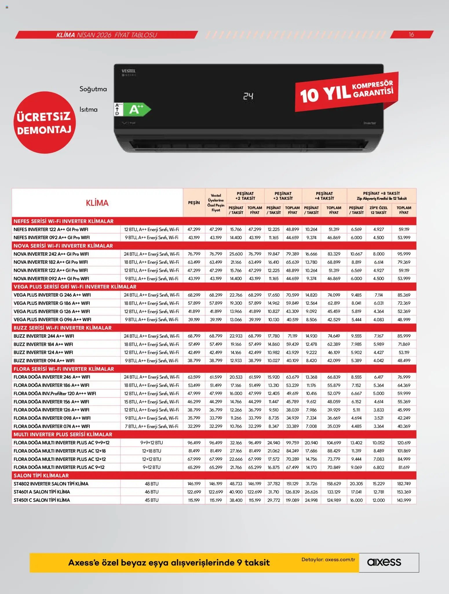 Vestel Katalog