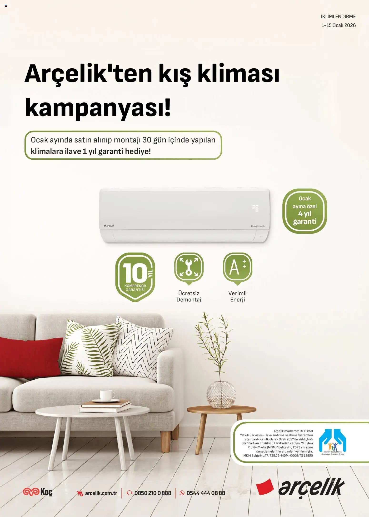 Arçelik İklimlendirme Kataloğu