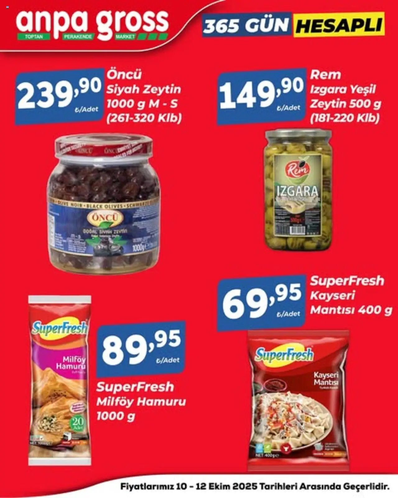 Anpa Gross Hafta Sonu Fırsatları