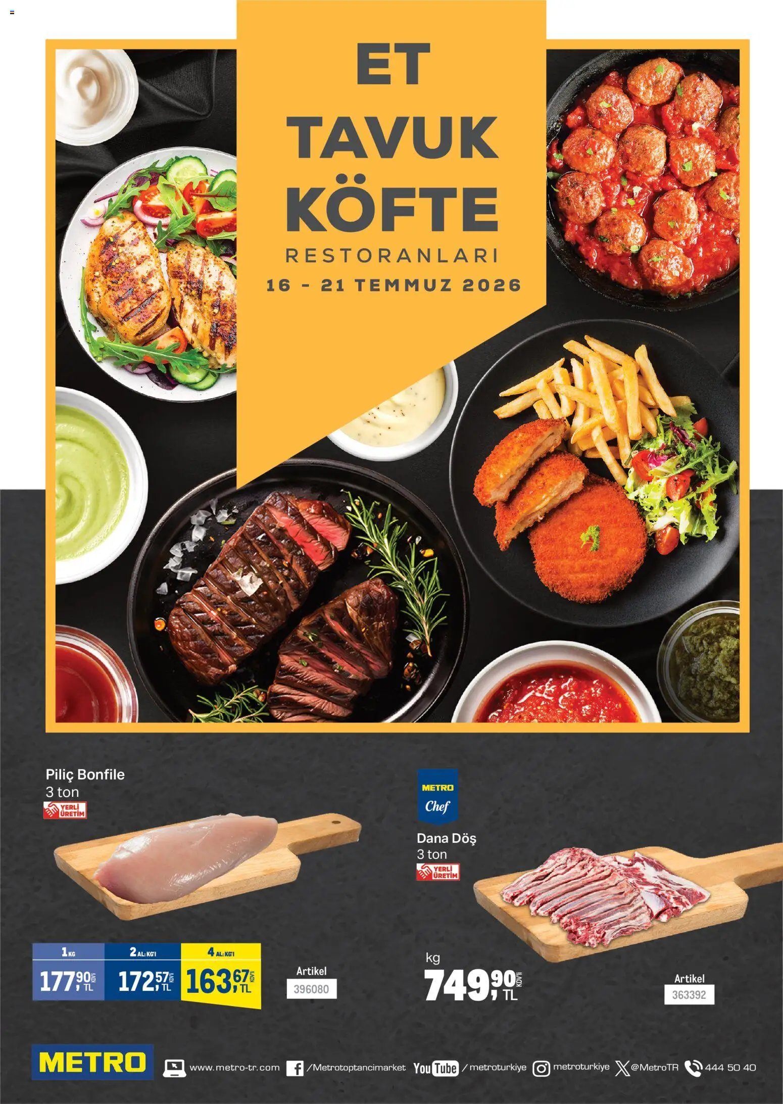 Metro - Et Tavuk Köfte