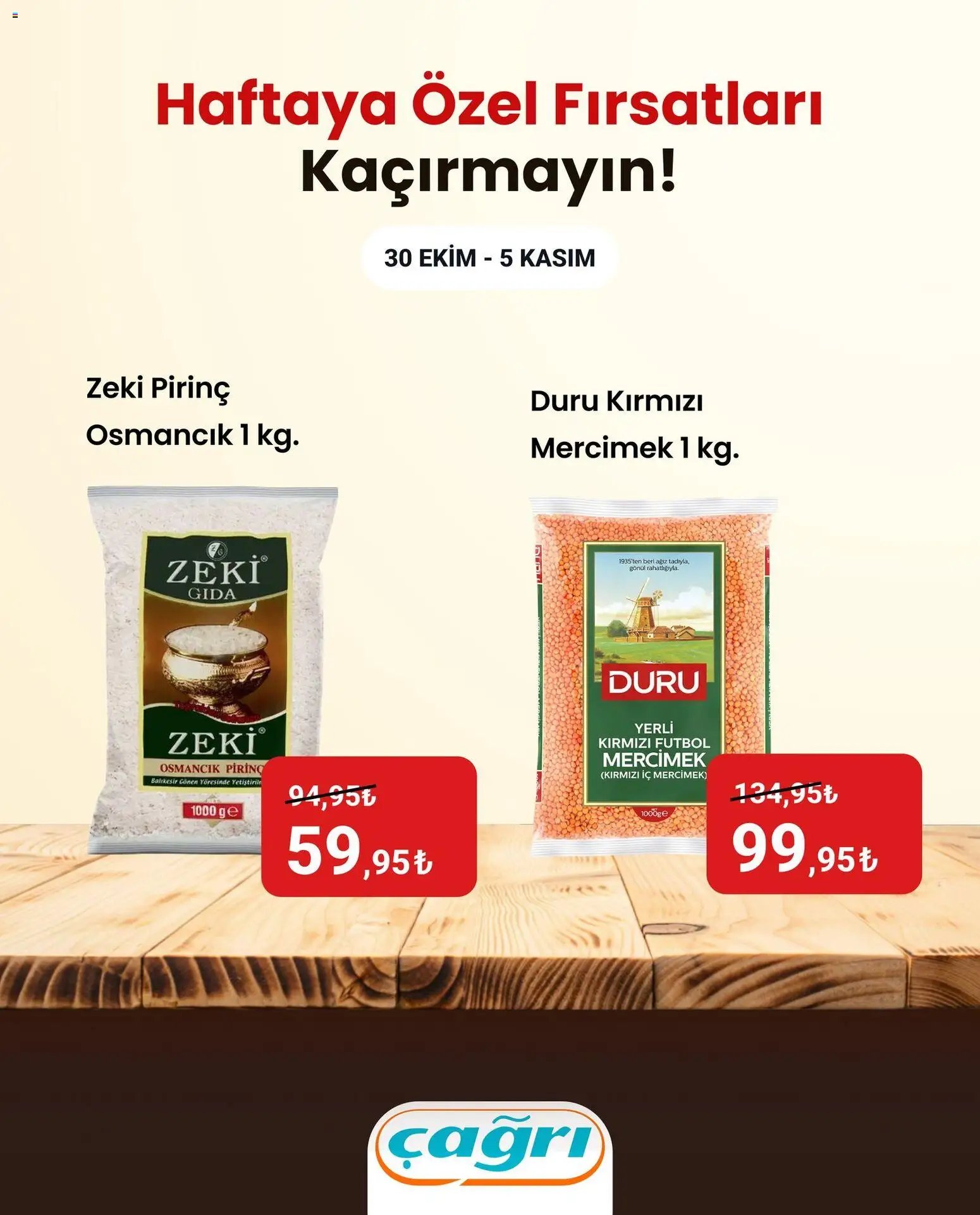 Çağrı Market Haftaya Özel Fırsatları Kaçırmayın!