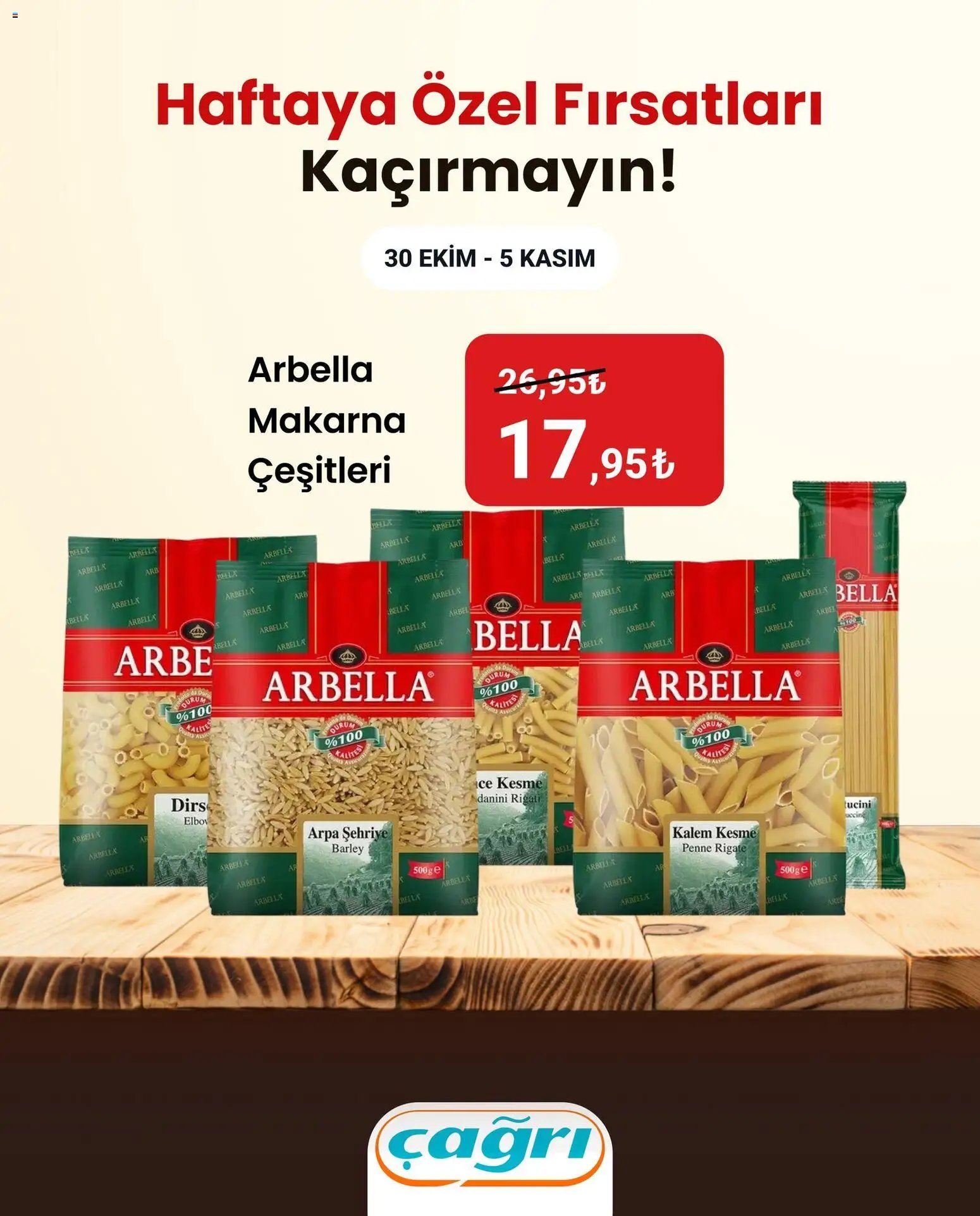 Çağrı Market Haftaya Özel Fırsatları Kaçırmayın!