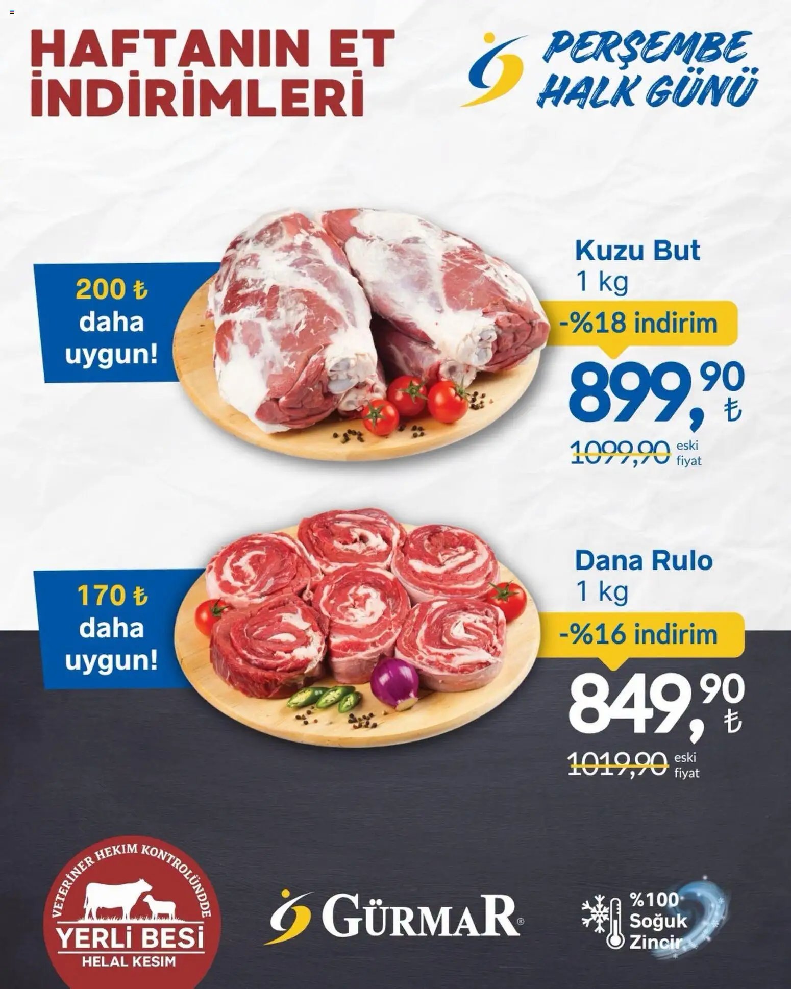 Gürmar - Haftanın Et İndirimleri