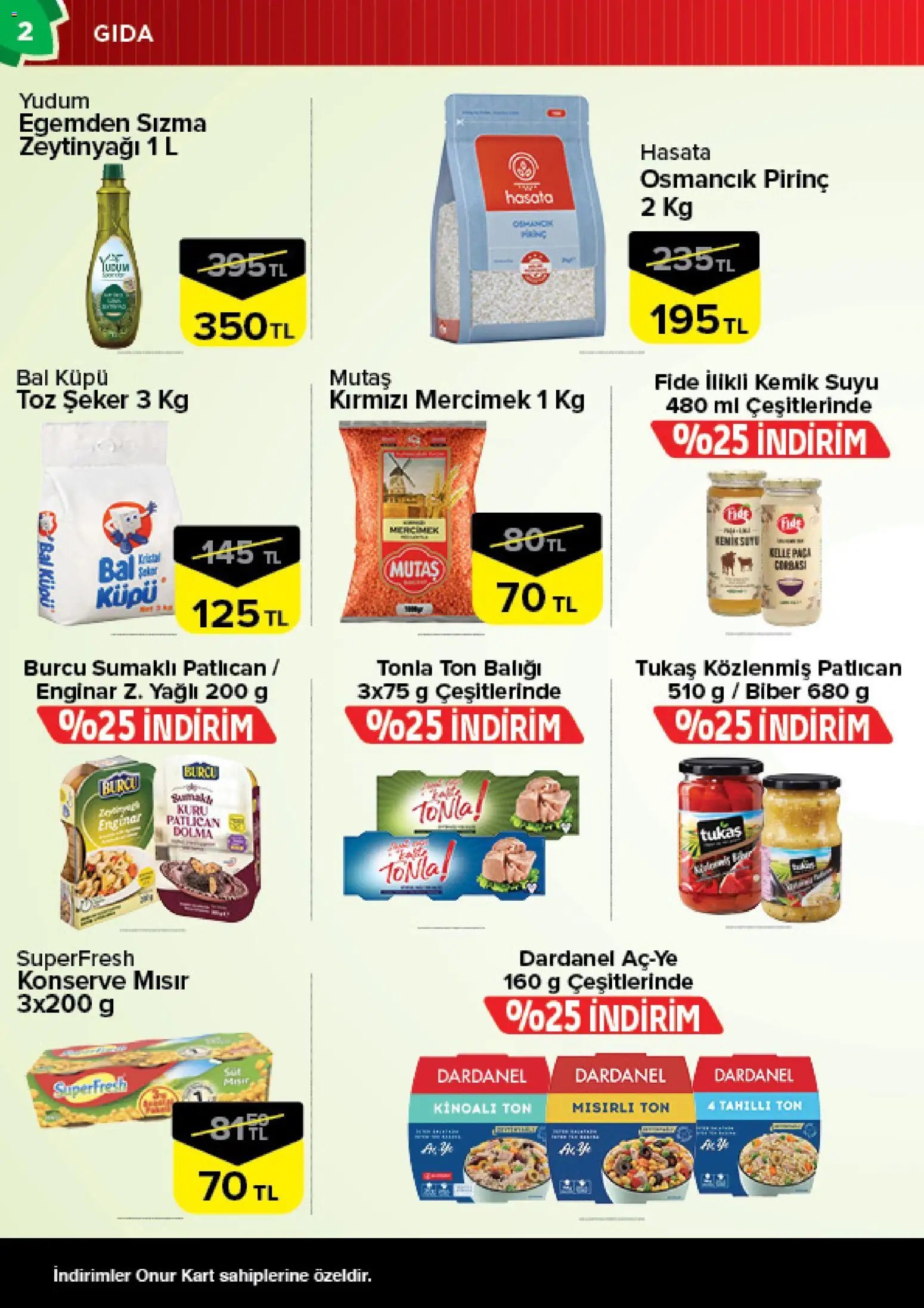 Onur Market Katalog - Bursa