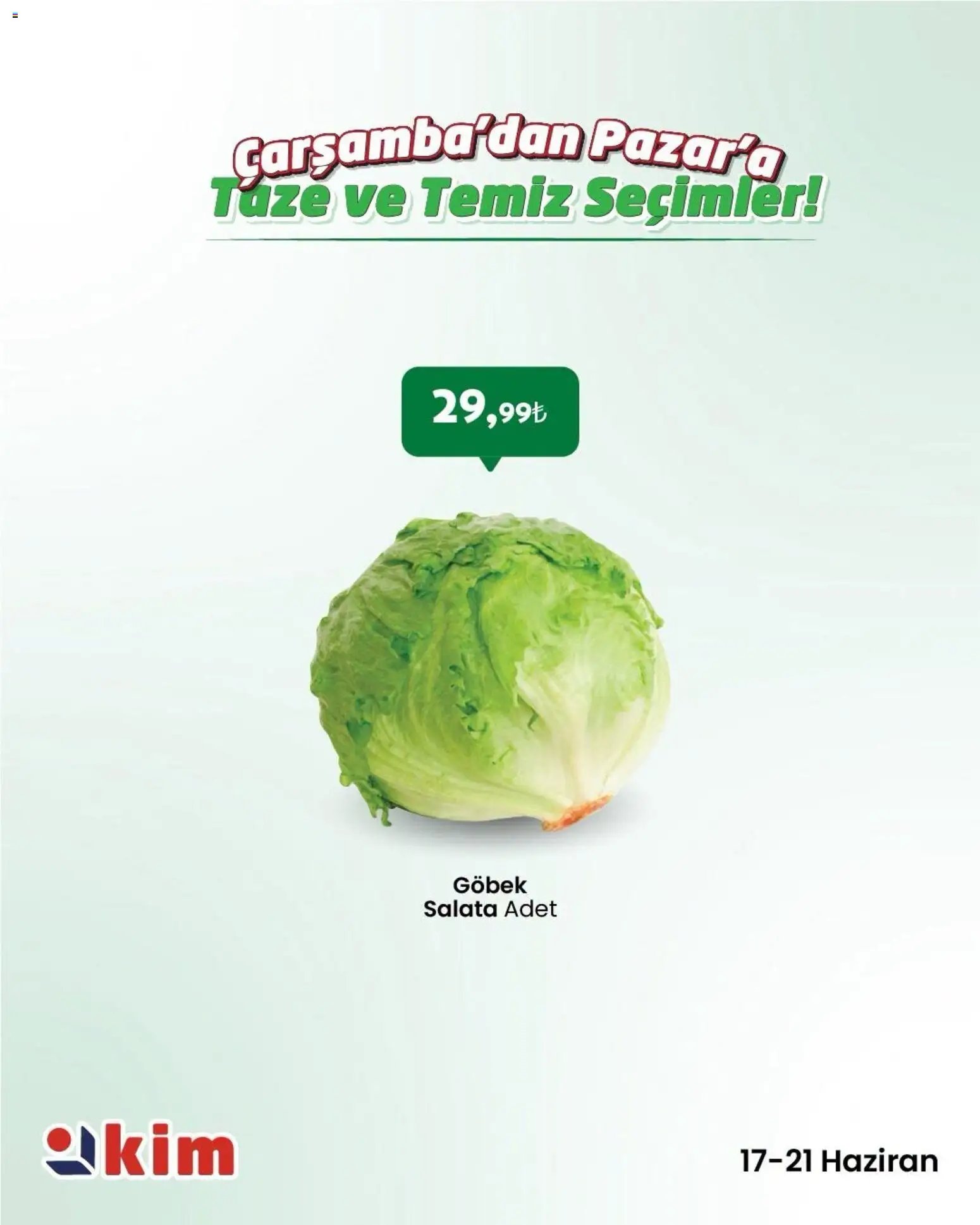 Kim Market - Çarşamba’dan Pazar’a Taze ve Temiz Seçimler