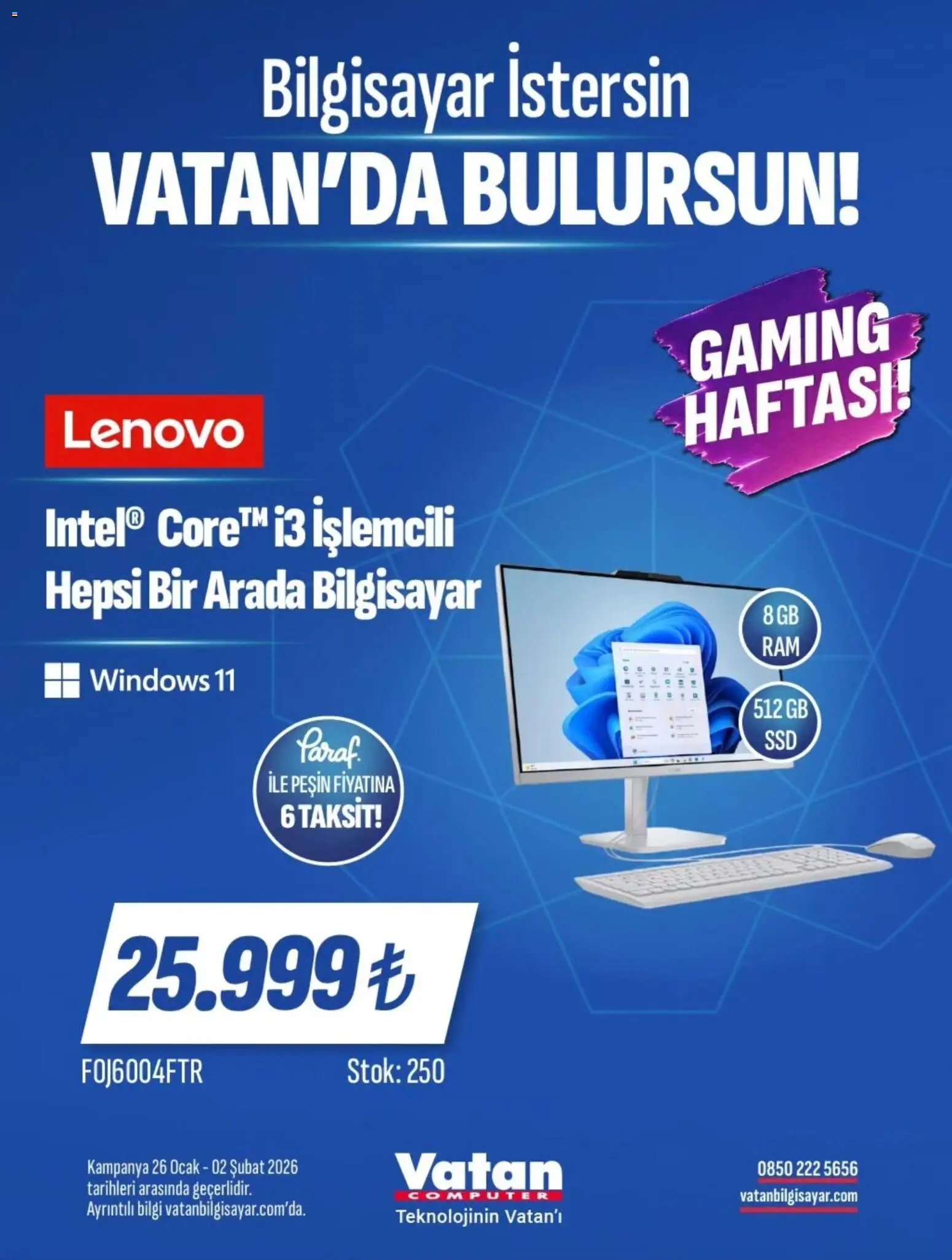 Vatan Bilgisayar İndirim