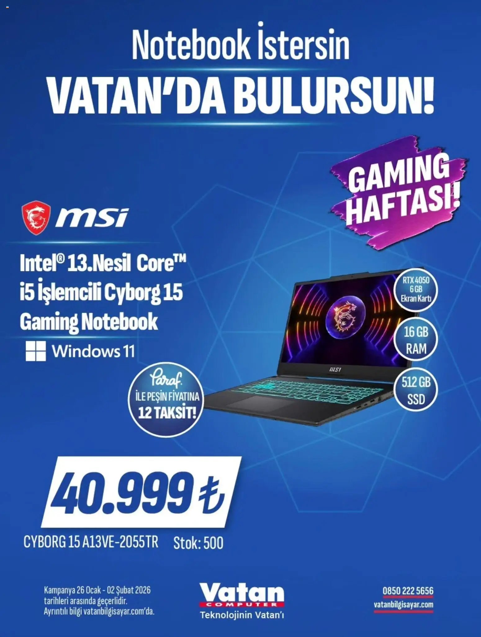 Vatan Bilgisayar İndirim