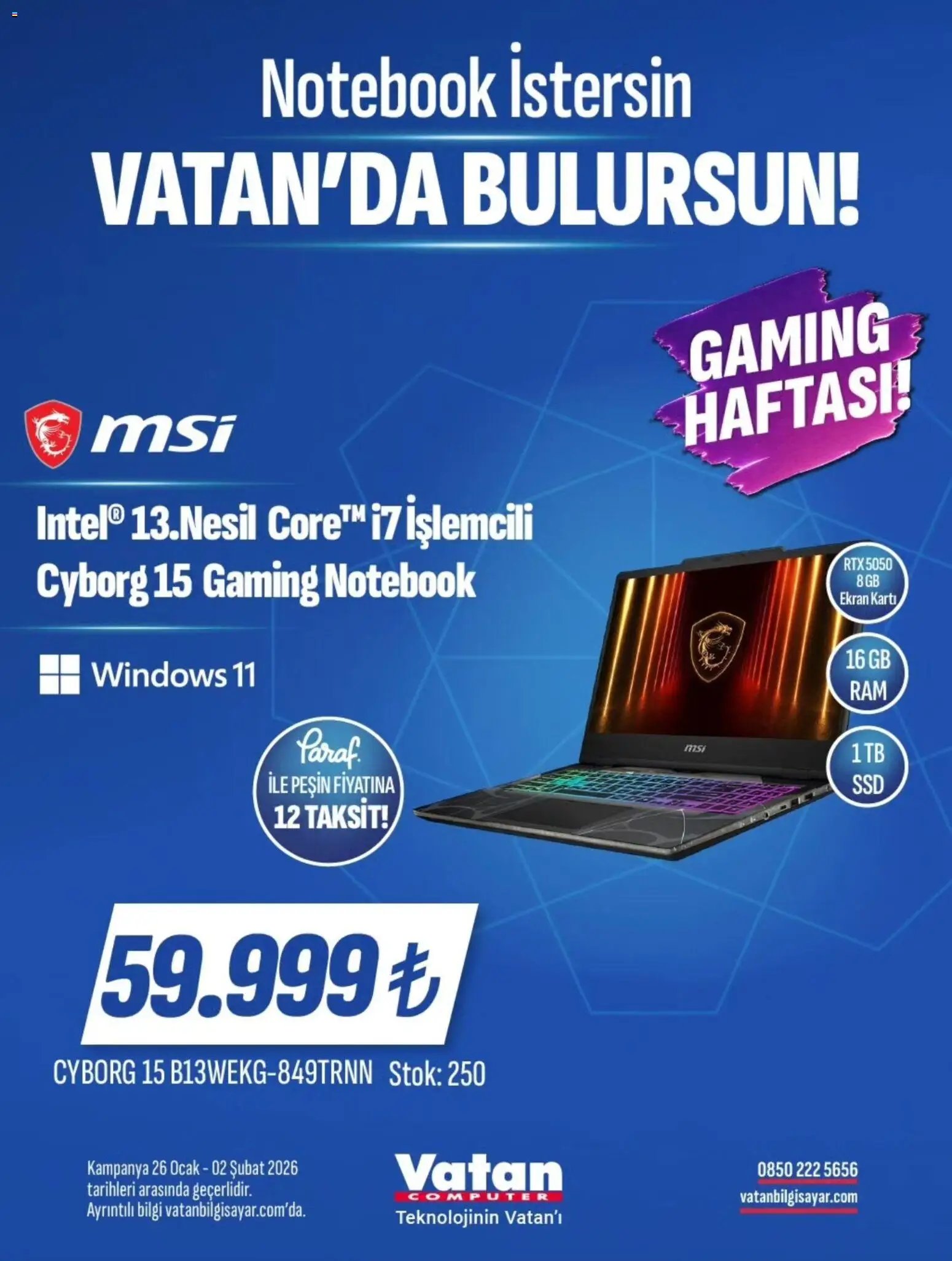 Vatan Bilgisayar İndirim