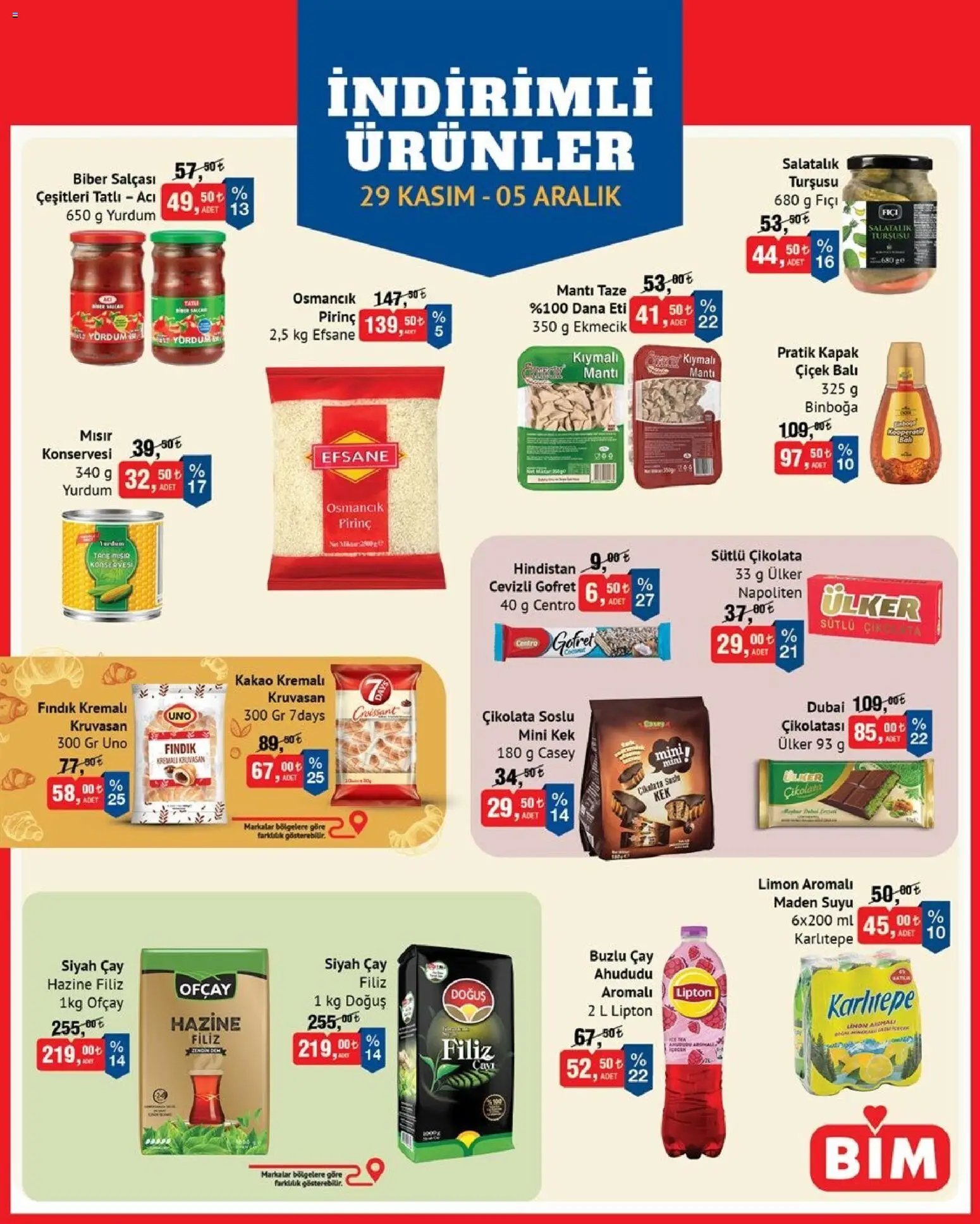 BİM İndirimli Ürünler