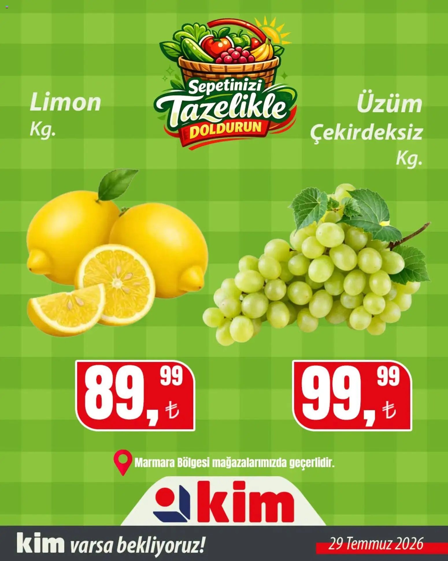Kim Market - Sebze ve meyve Marmara