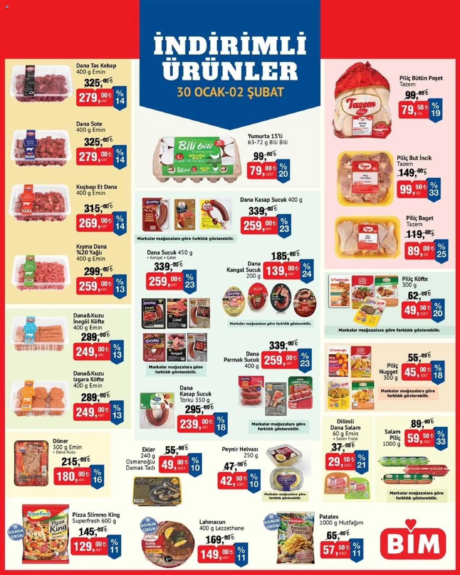 BİM İndirimli Ürünler