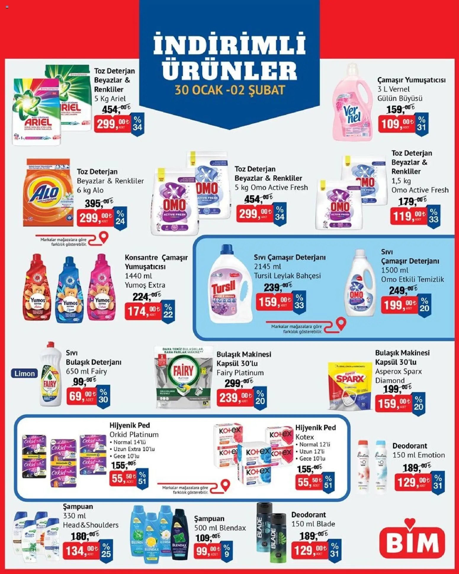 BİM İndirimli Ürünler