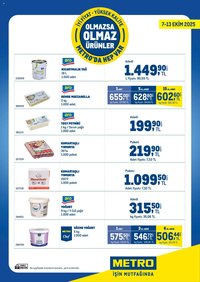 Metro Olmazsa Olmaz Ürünler