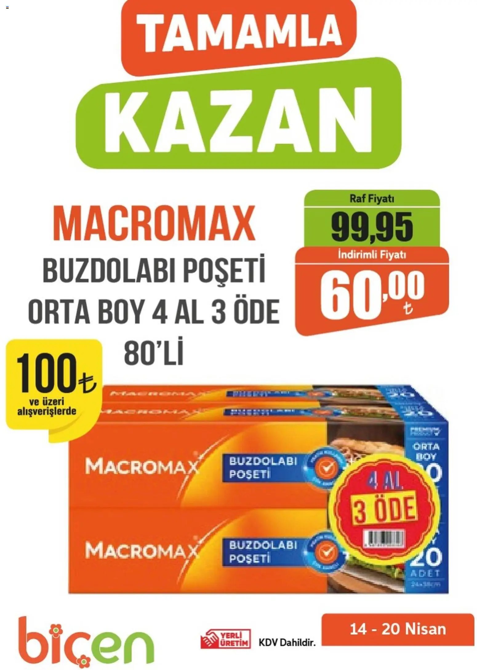 Biçen Market - Tamamla Kazan