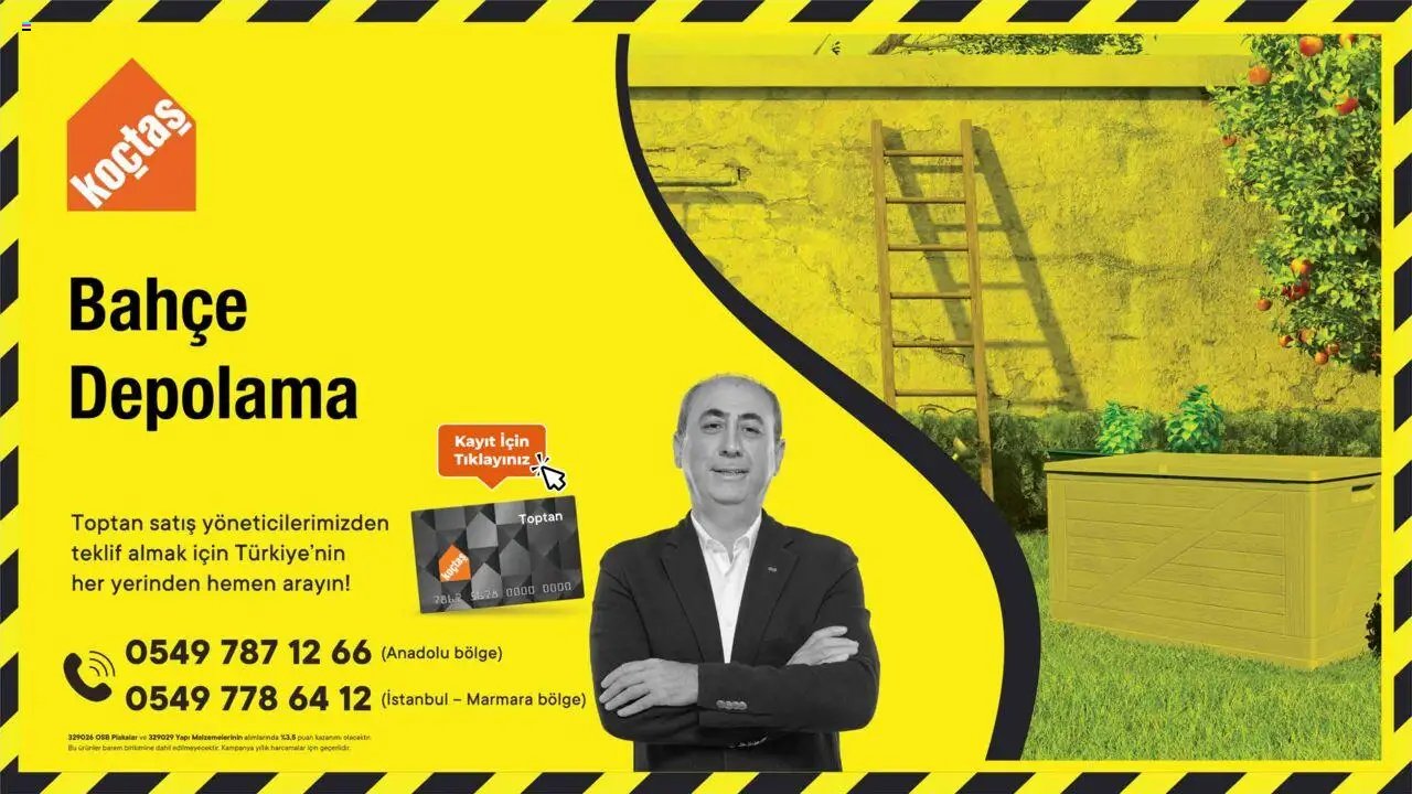 Koçtaş Bahçe Depolama