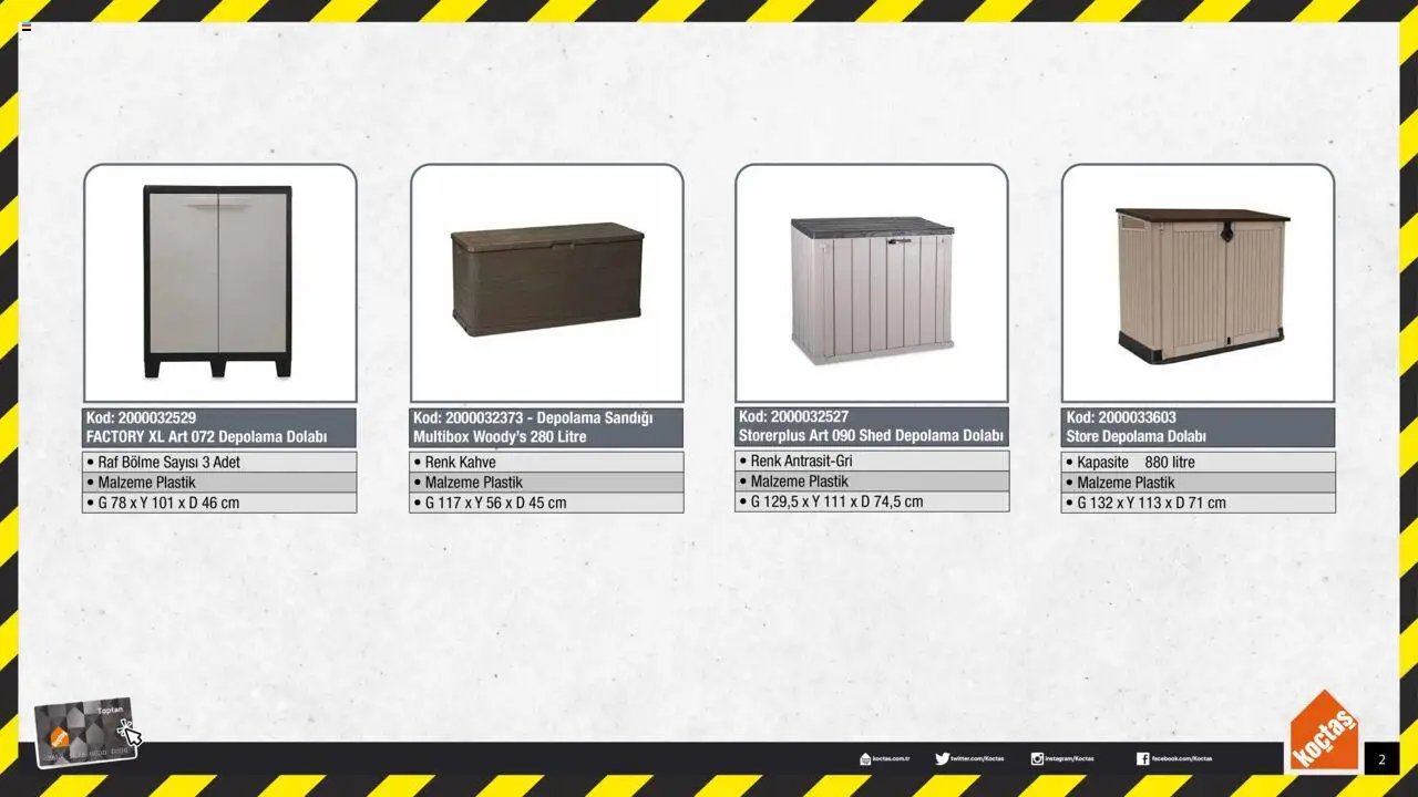 Koçtaş Bahçe Depolama