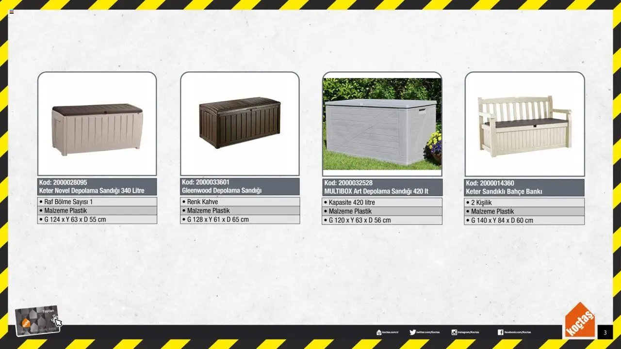 Koçtaş Bahçe Depolama