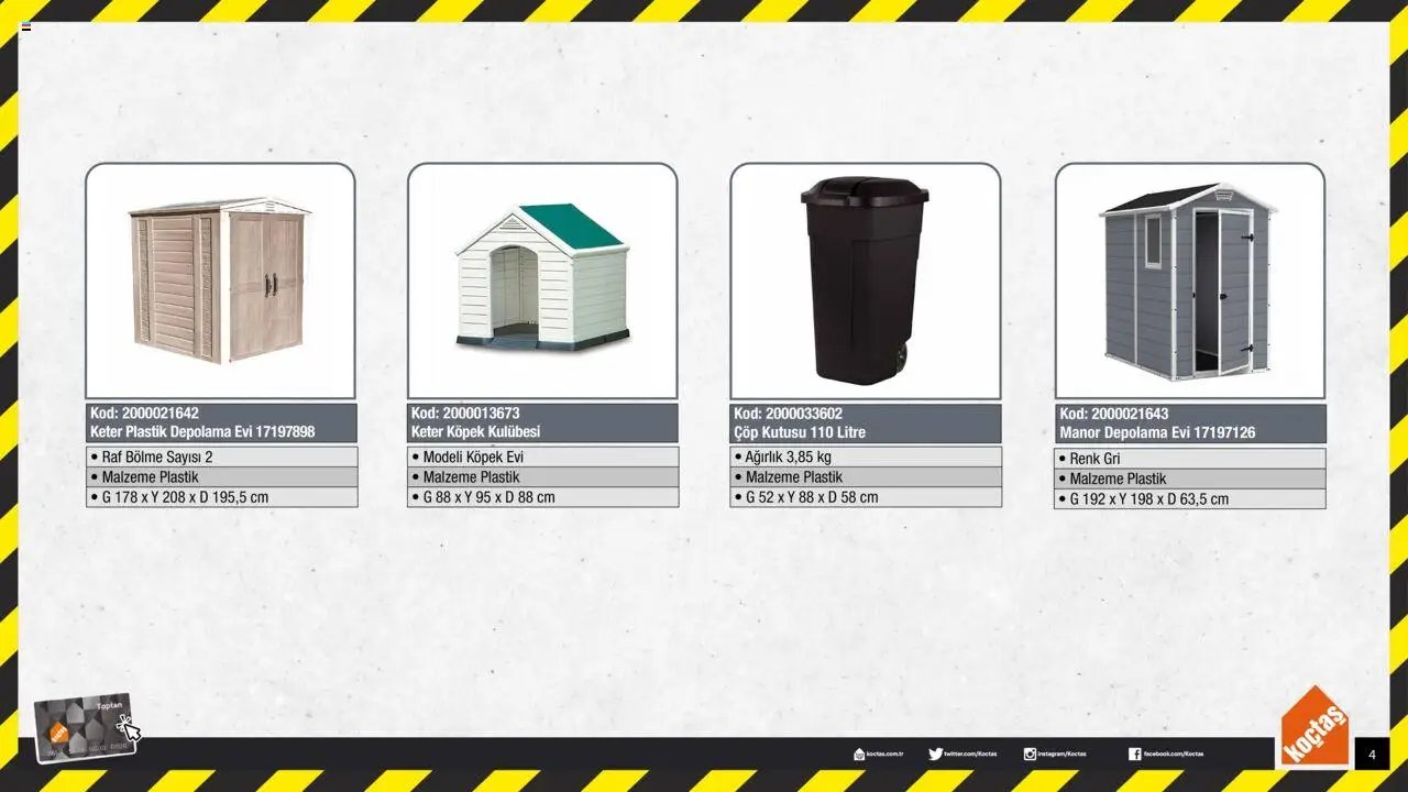 Koçtaş Bahçe Depolama