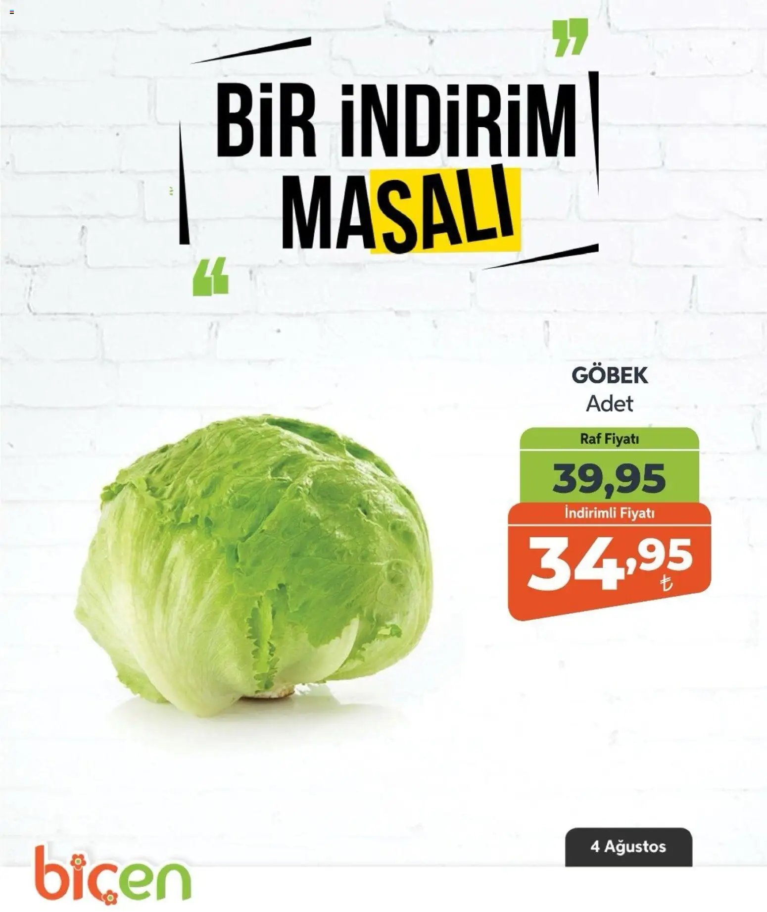 Biçen Market - Bir İndirim MaSalı - sebze