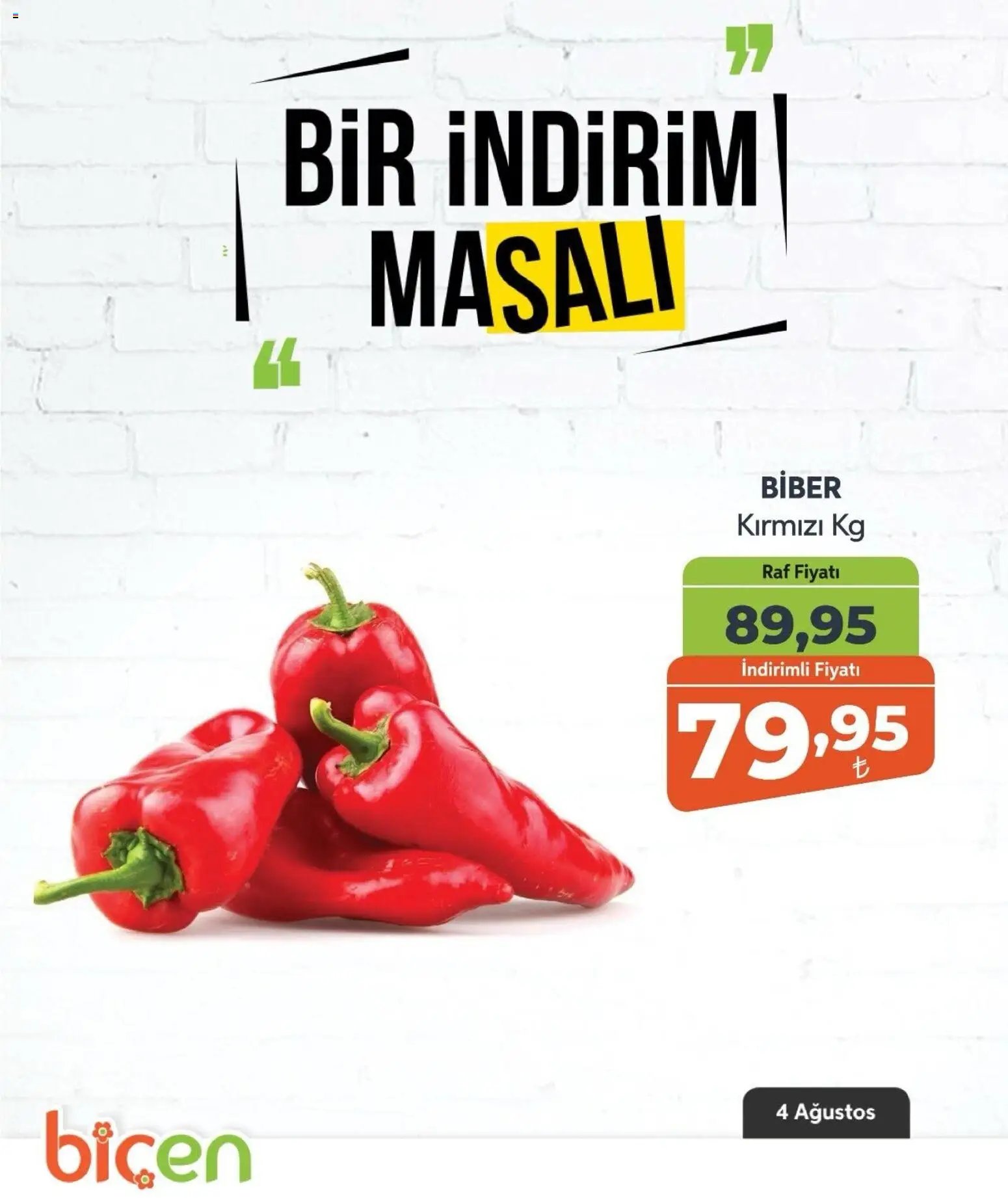 Biçen Market - Bir İndirim MaSalı - sebze