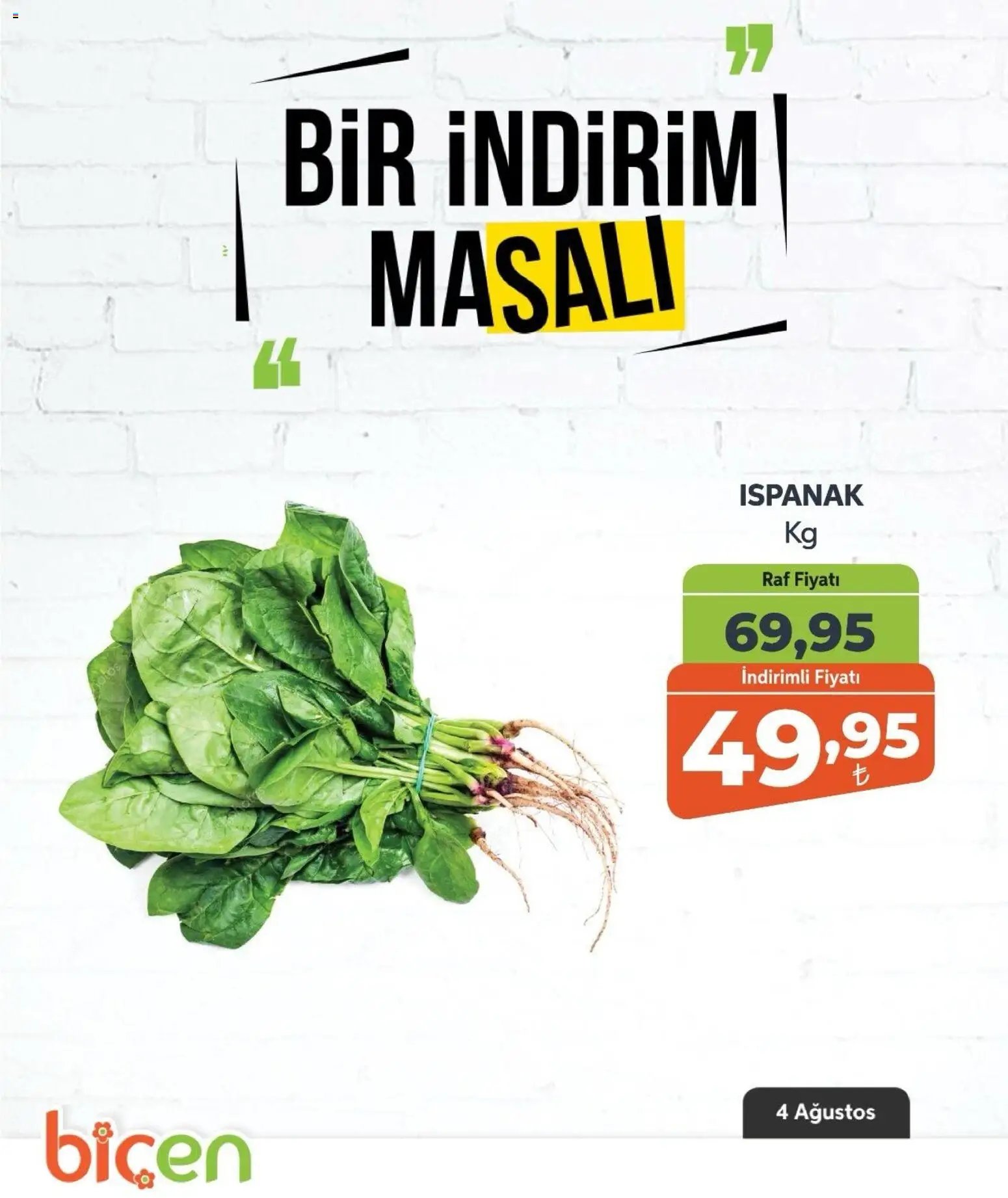 Biçen Market - Bir İndirim MaSalı - sebze