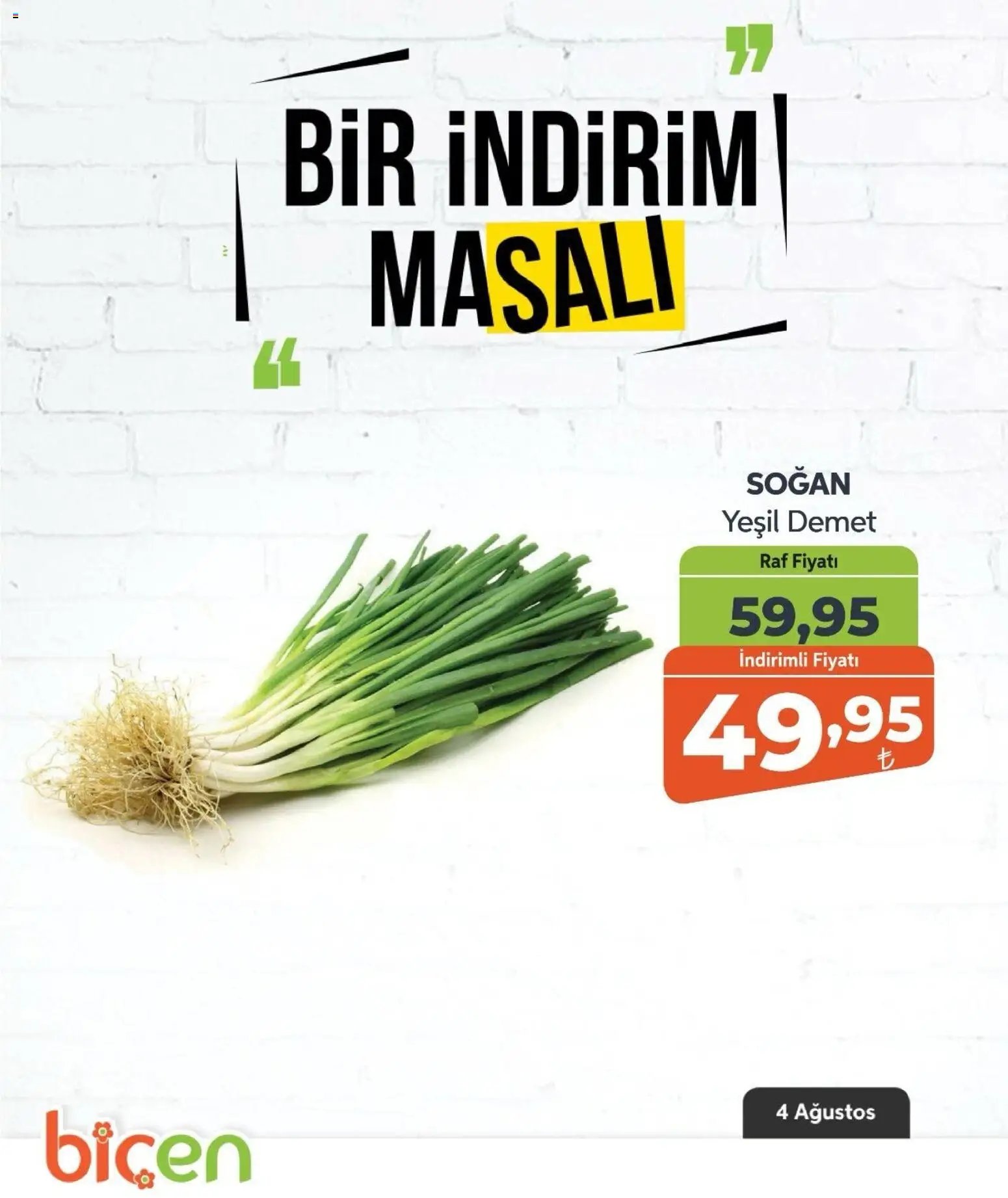 Biçen Market - Bir İndirim MaSalı - sebze