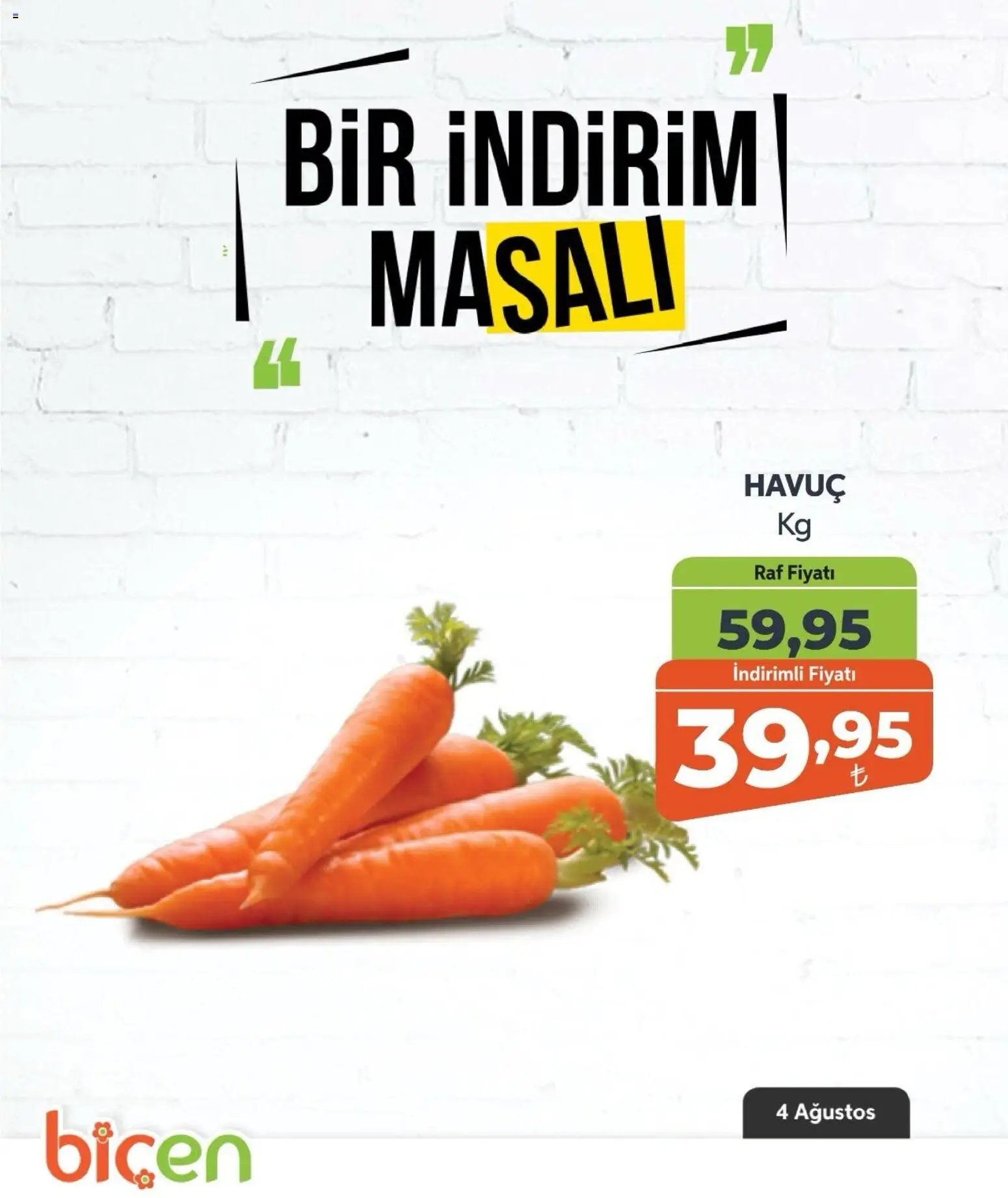 Biçen Market - Bir İndirim MaSalı - sebze