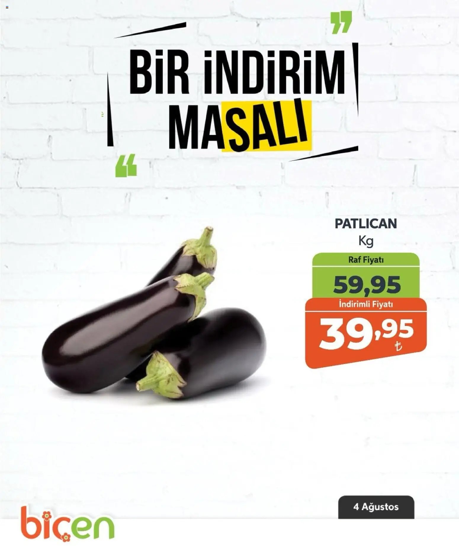 Biçen Market - Bir İndirim MaSalı - sebze