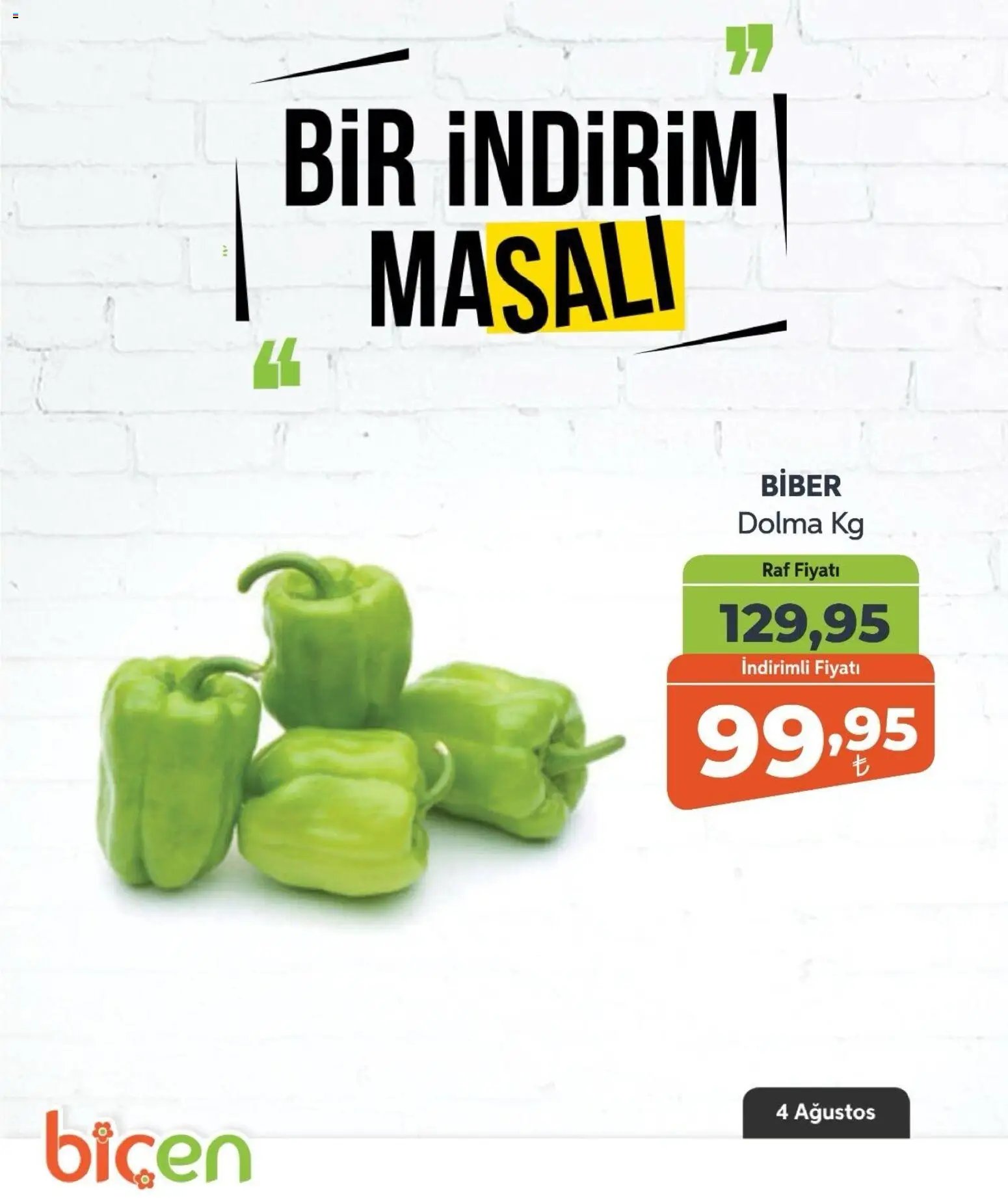 Biçen Market - Bir İndirim MaSalı - sebze