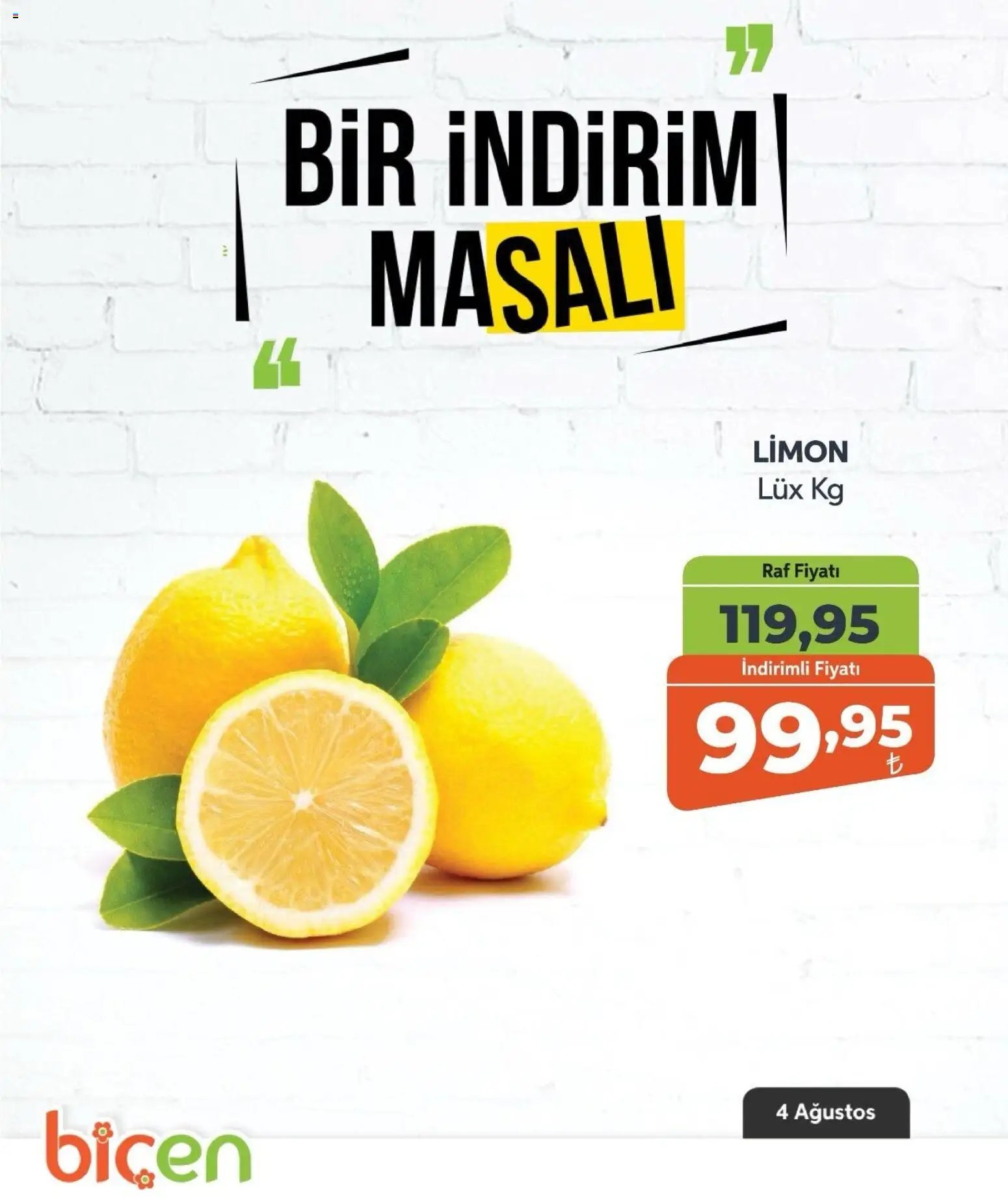 Biçen Market - Bir İndirim MaSalı - sebze