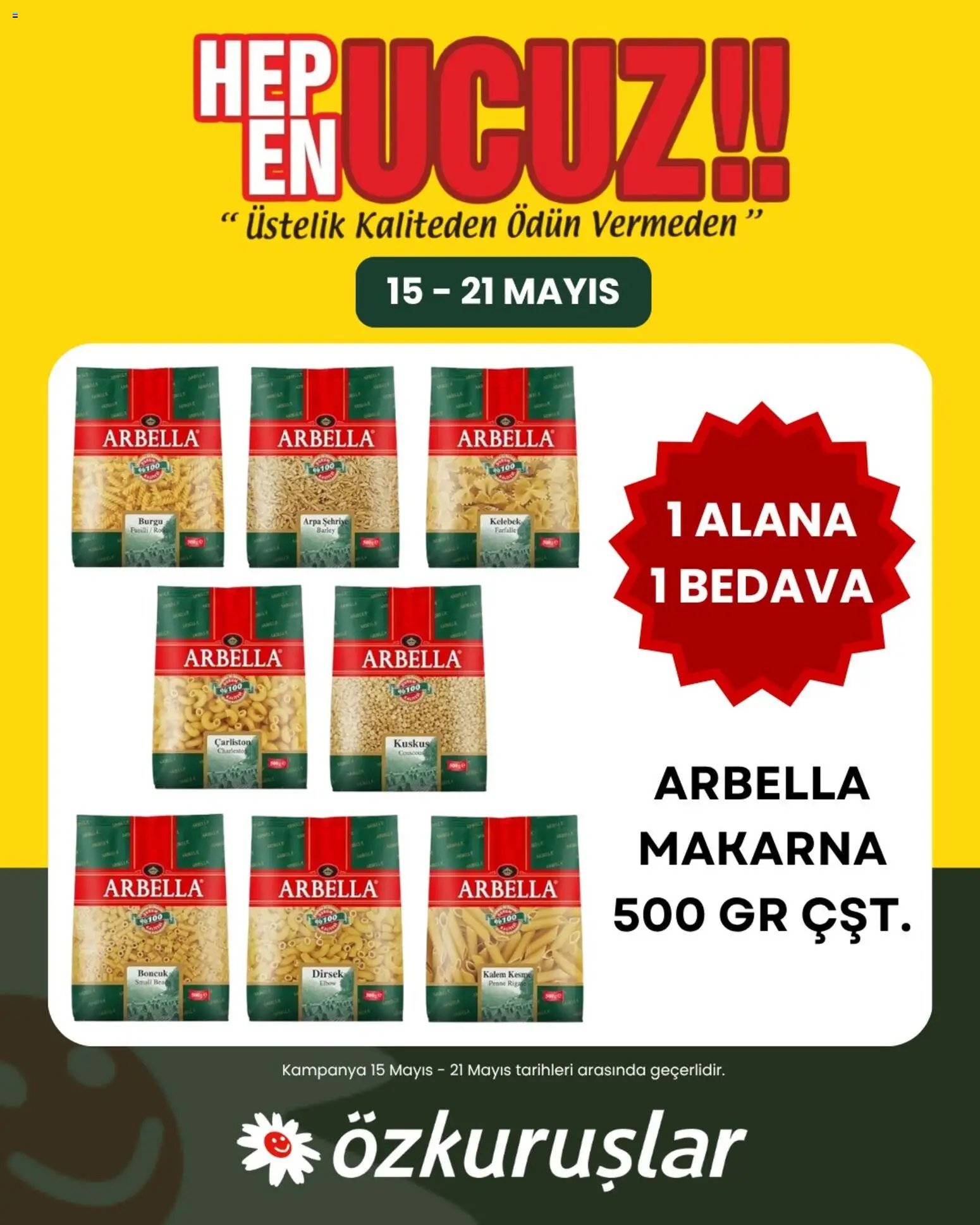 Özkuruşlar İndirim