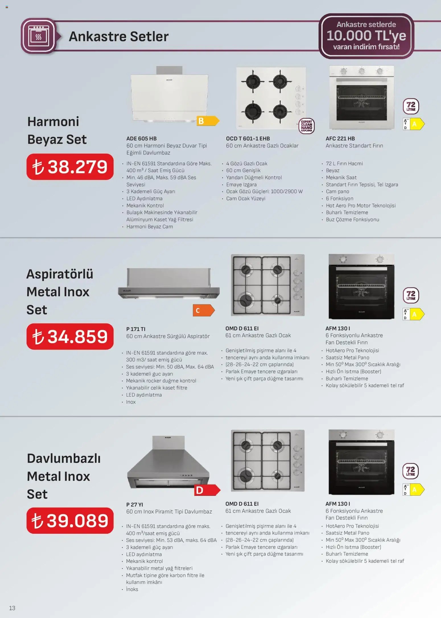 Arçelik Ankastre Kataloğu