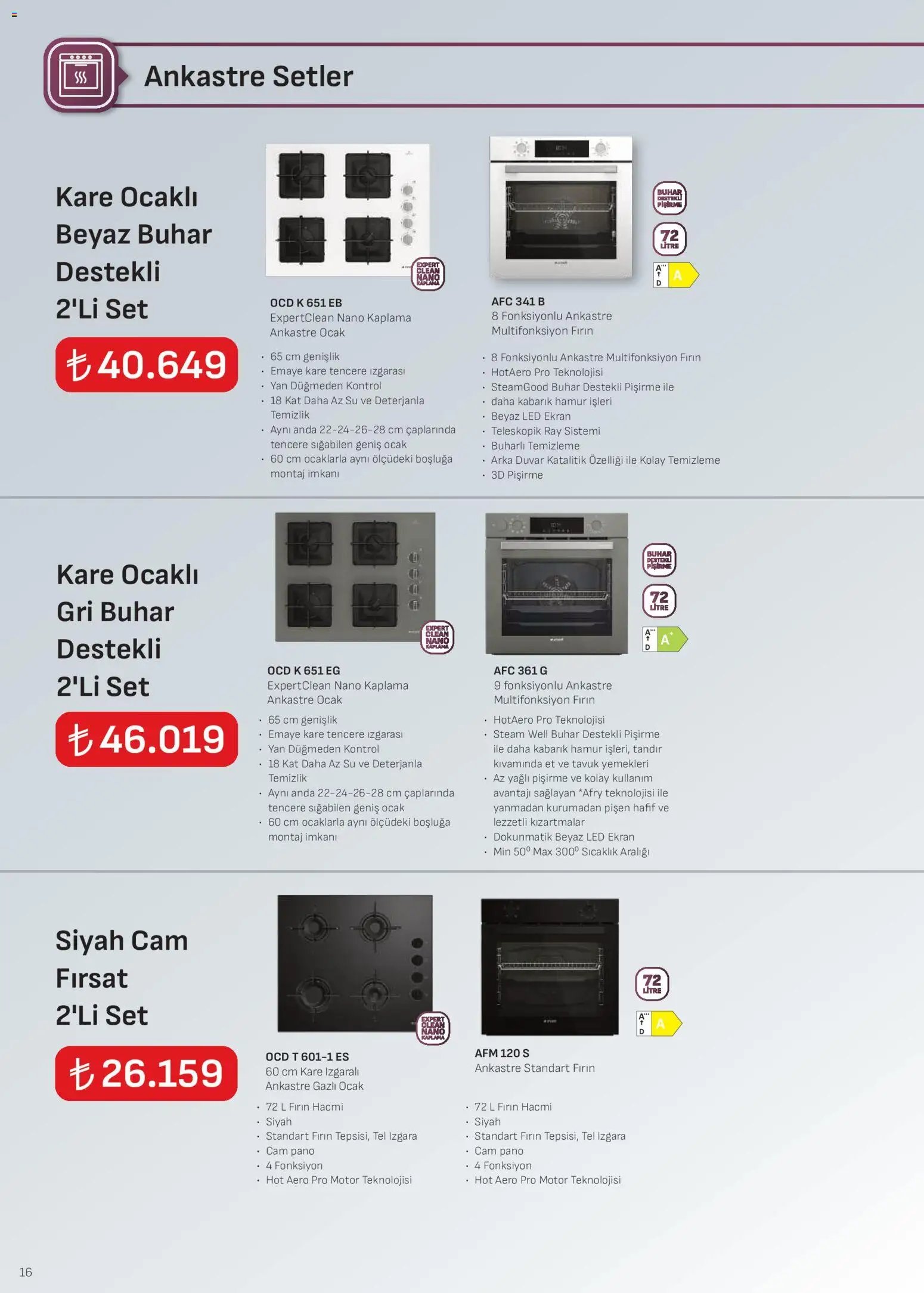 Arçelik Ankastre Kataloğu