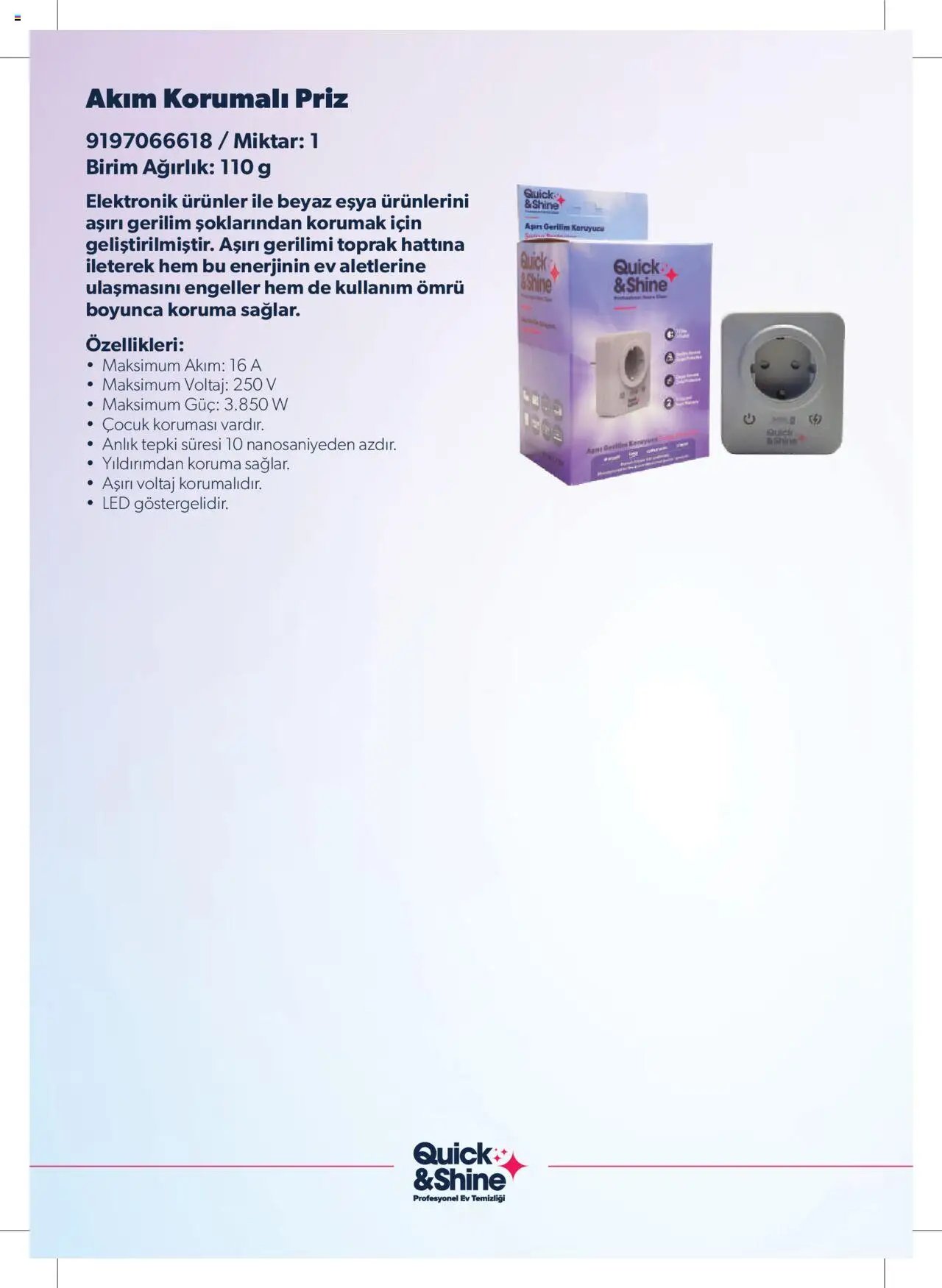 Arçelik - Quick and Shine Temizlik ve Bakım Ürünleri