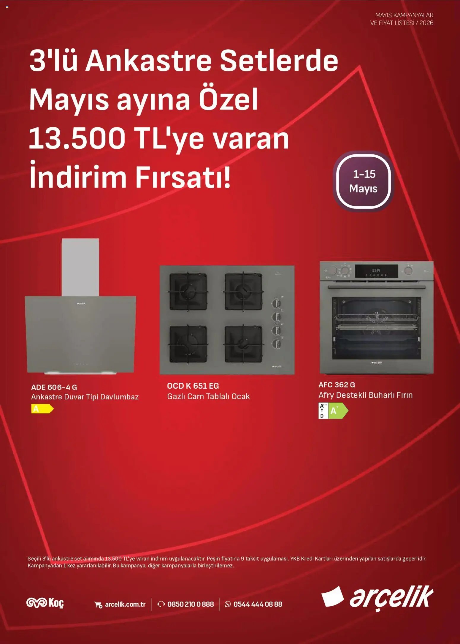 Arçelik - Ankastre Kataloğu