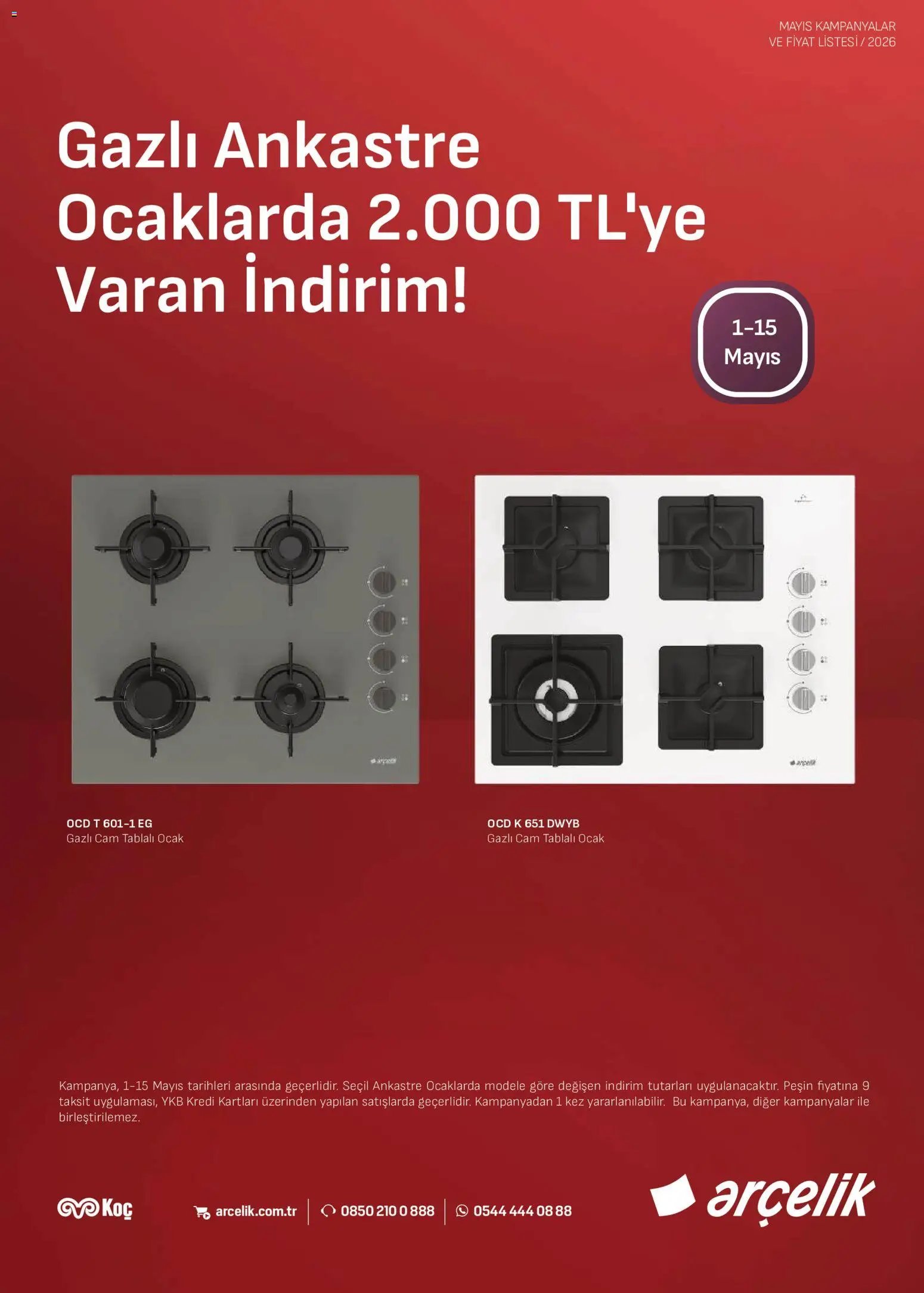 Arçelik - Ankastre Kataloğu